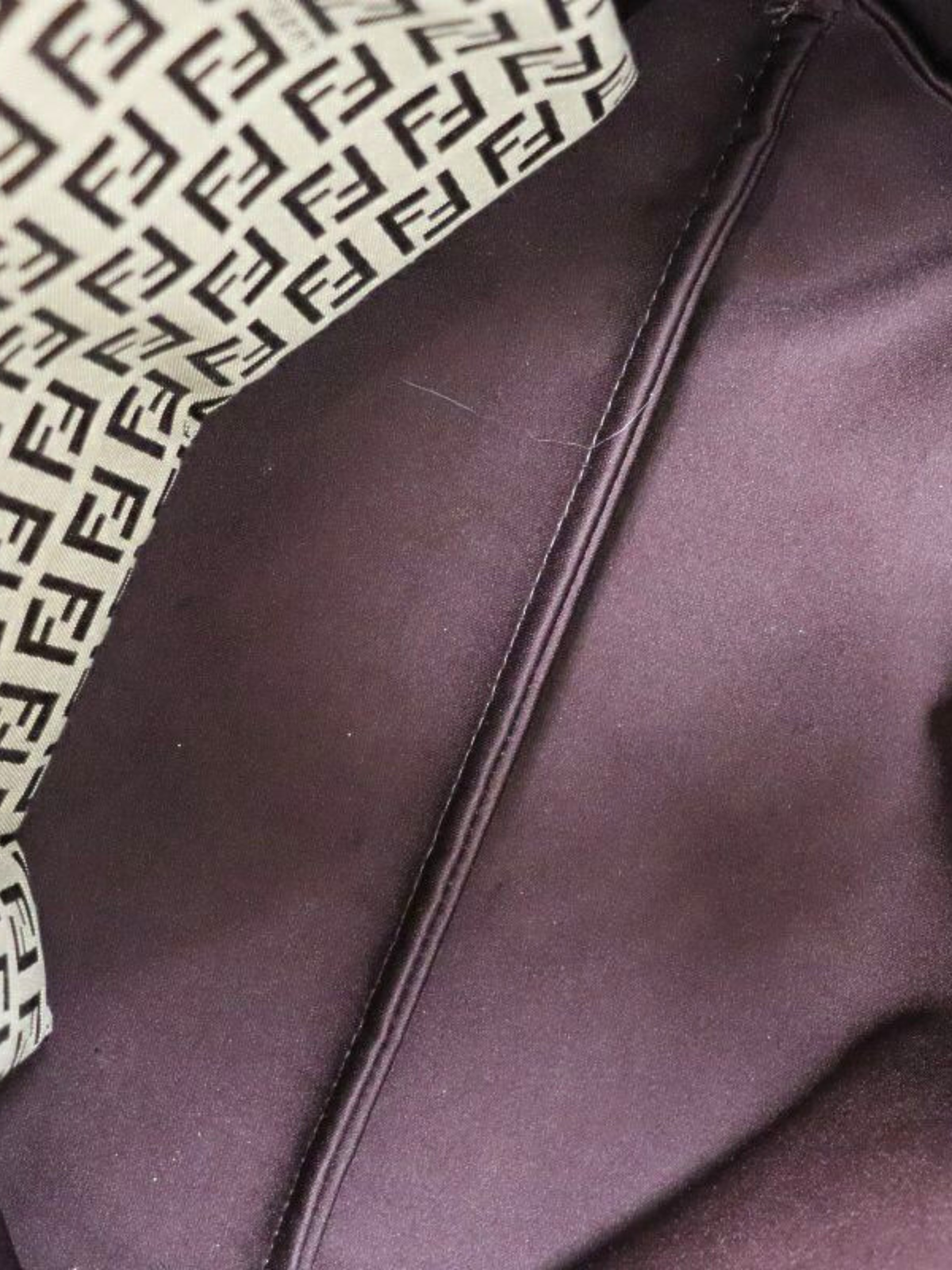 Fendi 2000s Beige and Brown Zucchino Canvas Tote Bag