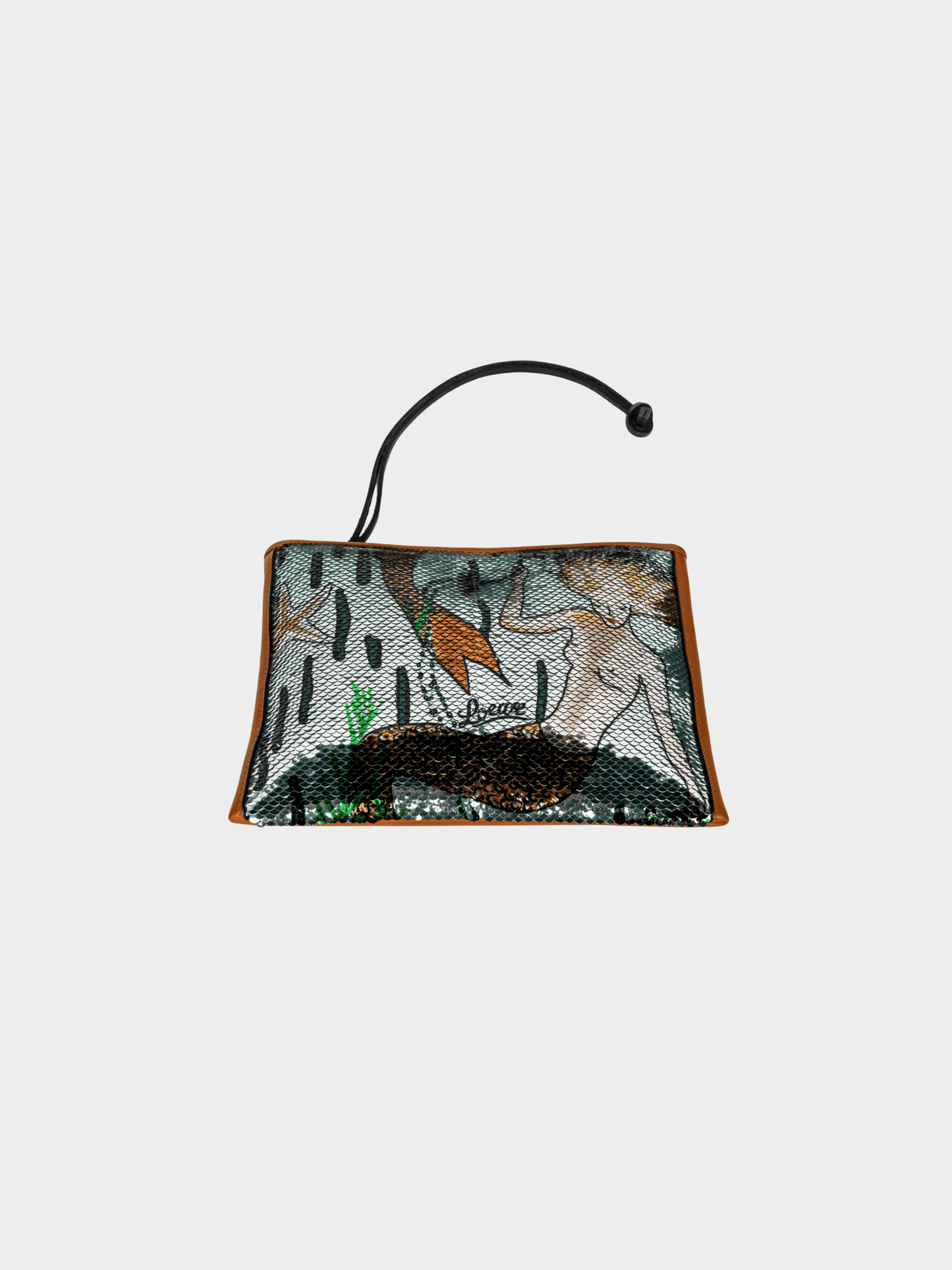 Loewe SS 2018 Paula's Ibiza Mermaid Fish Scale Clutch