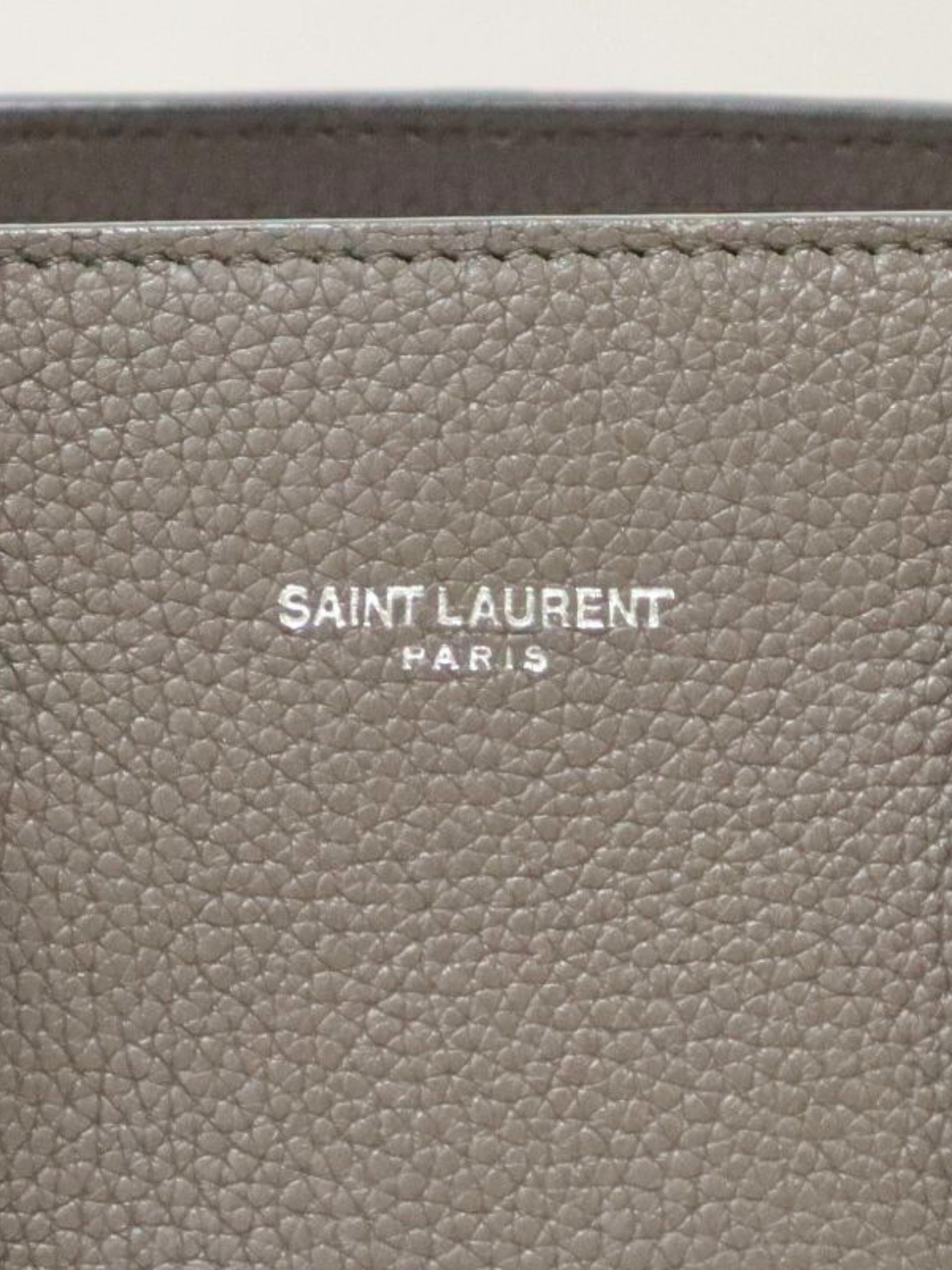 Yves Saint Laurent 2010s Gray Sac de Jour Bag
