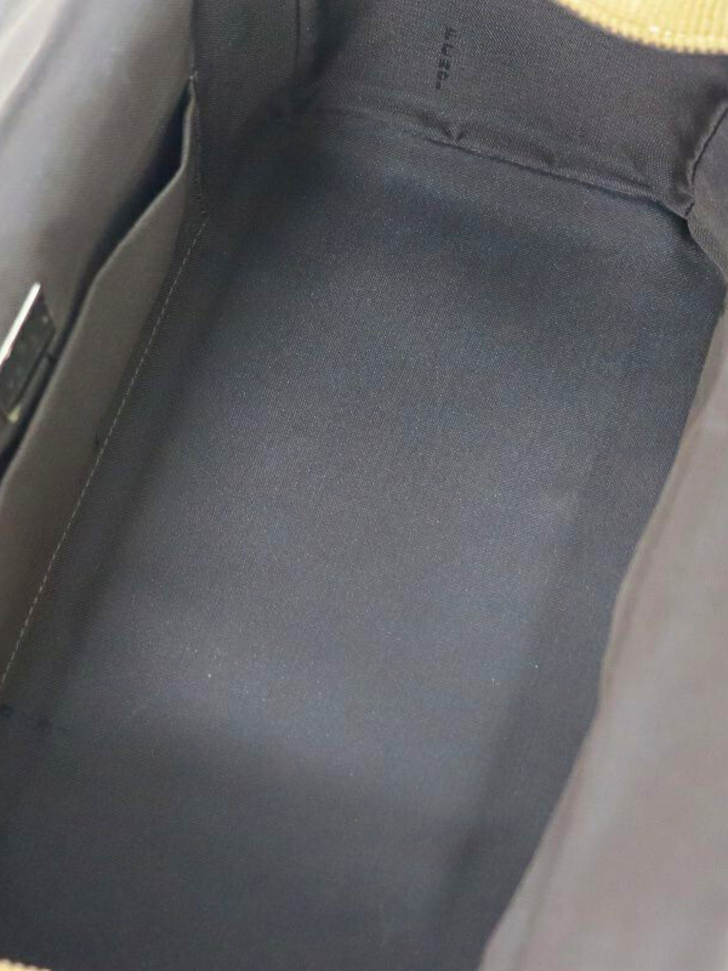 Fendi 1990s Brown Logo Corduroy Handbag