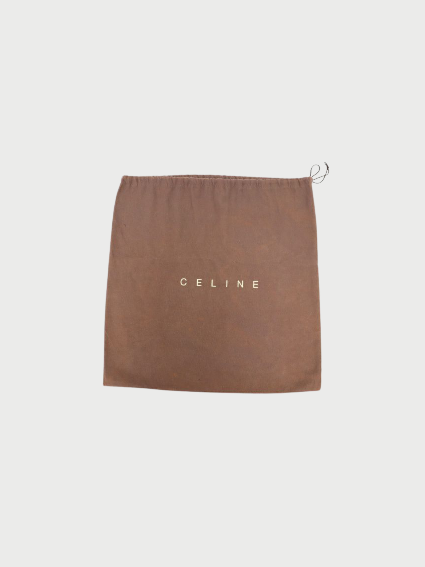 Celine 2000s Brown C-Macadam Canvas Leather One-Shoulder Bagc