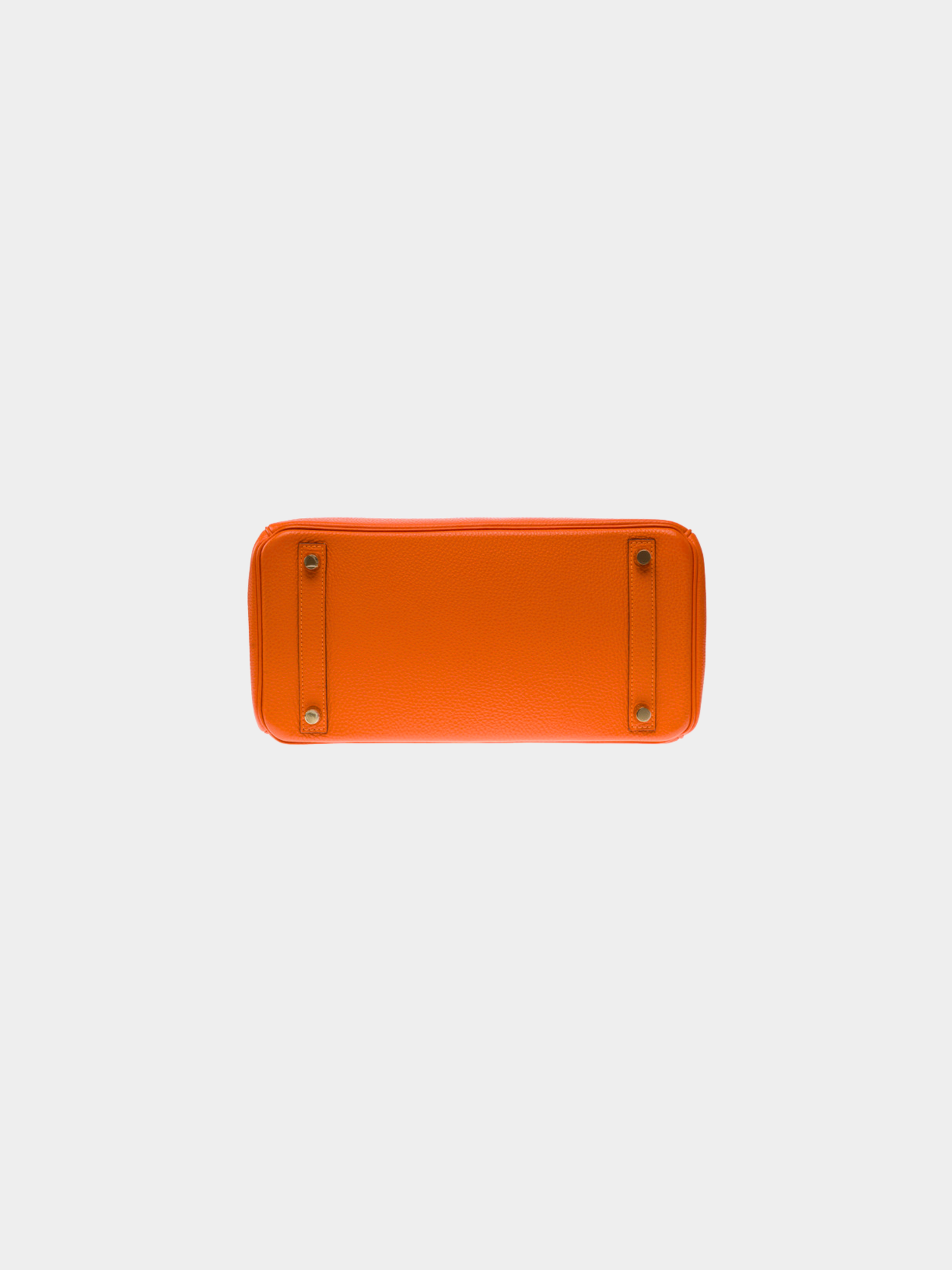 Hermès 2010s Orange Togo Birkin 30 Bag