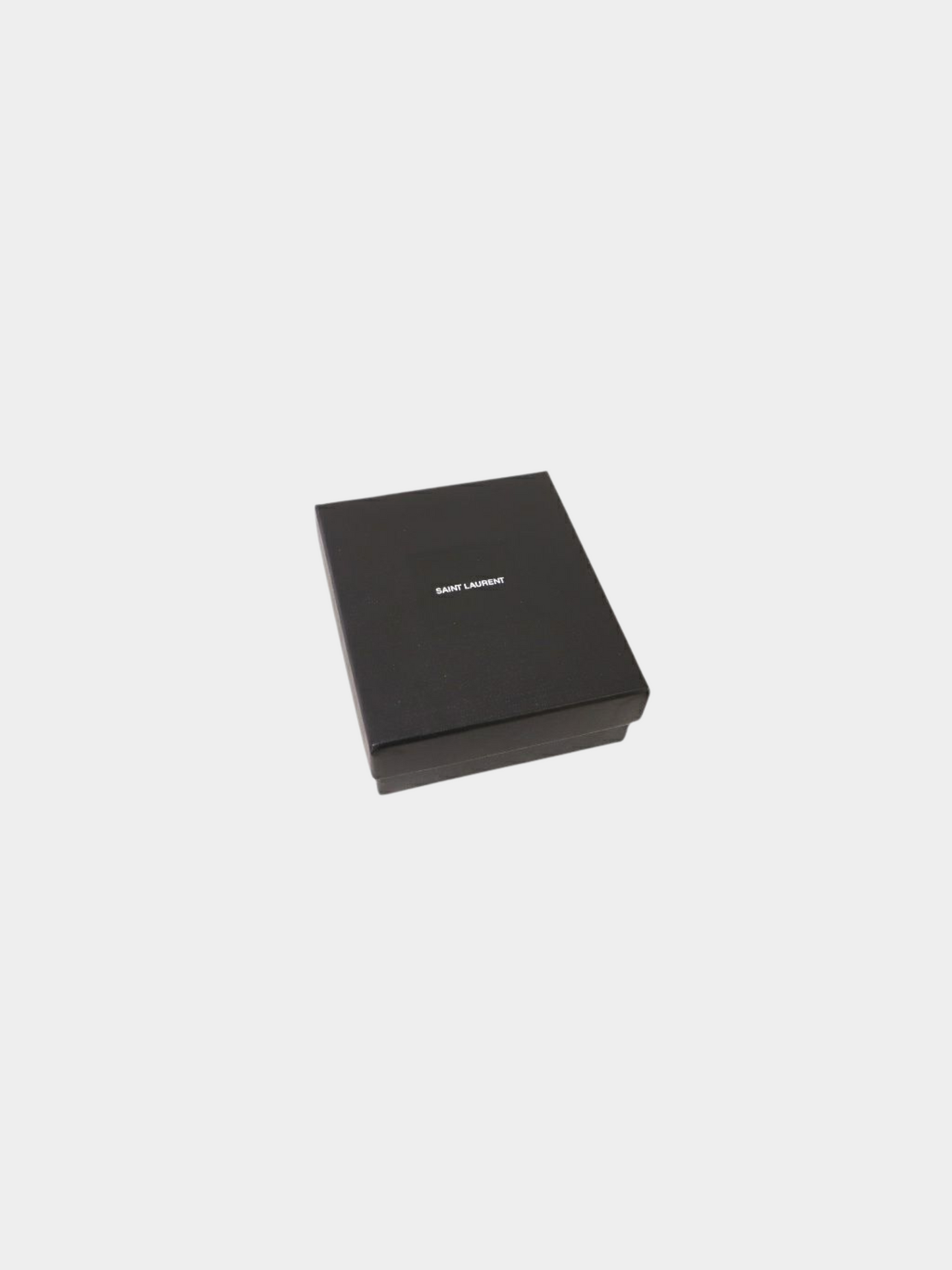 Yves Saint Laurent 2000s Black Cassandra Leather Card Case