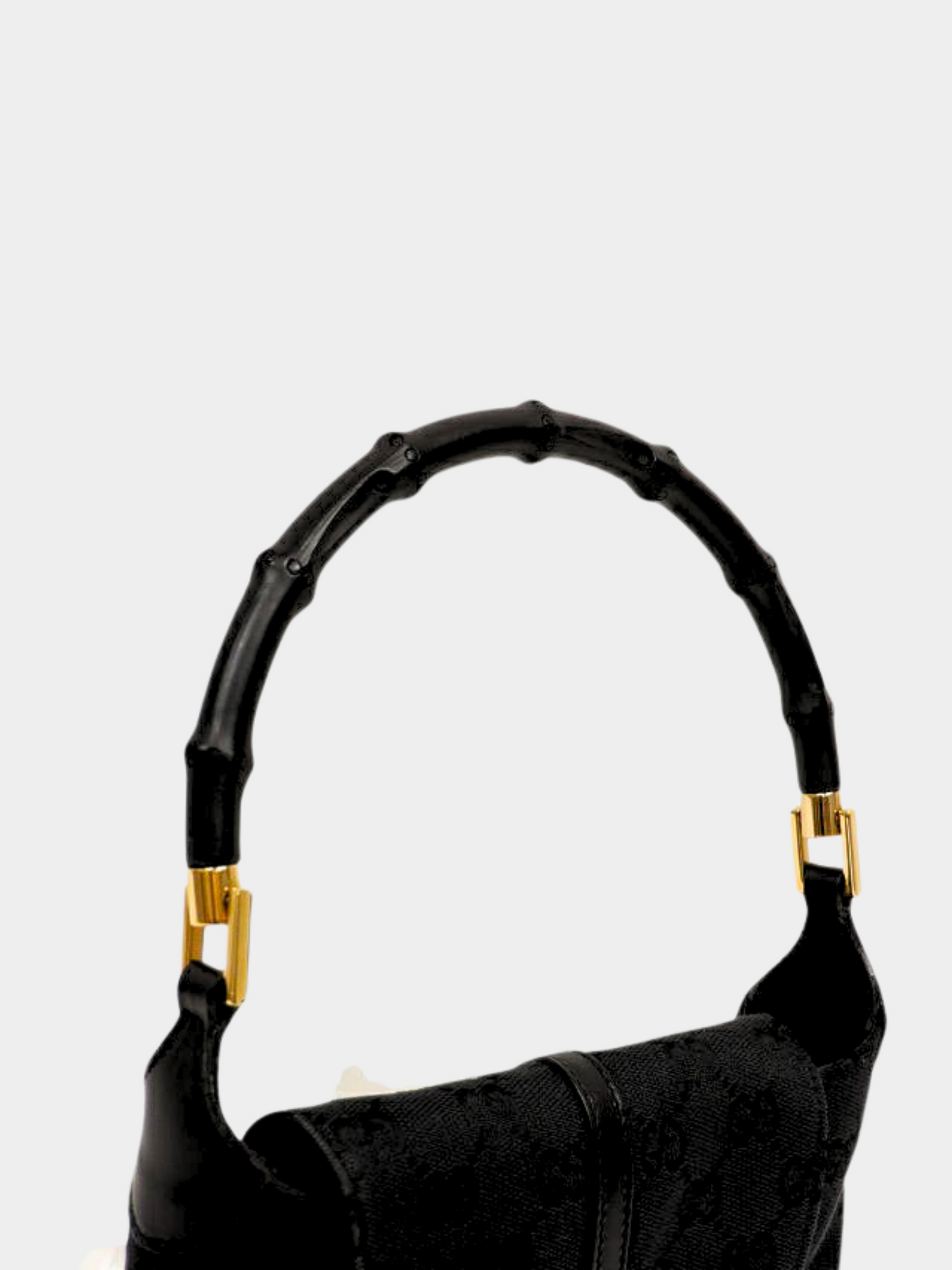 Gucci 2010s Black Bamboo Mini Handbag