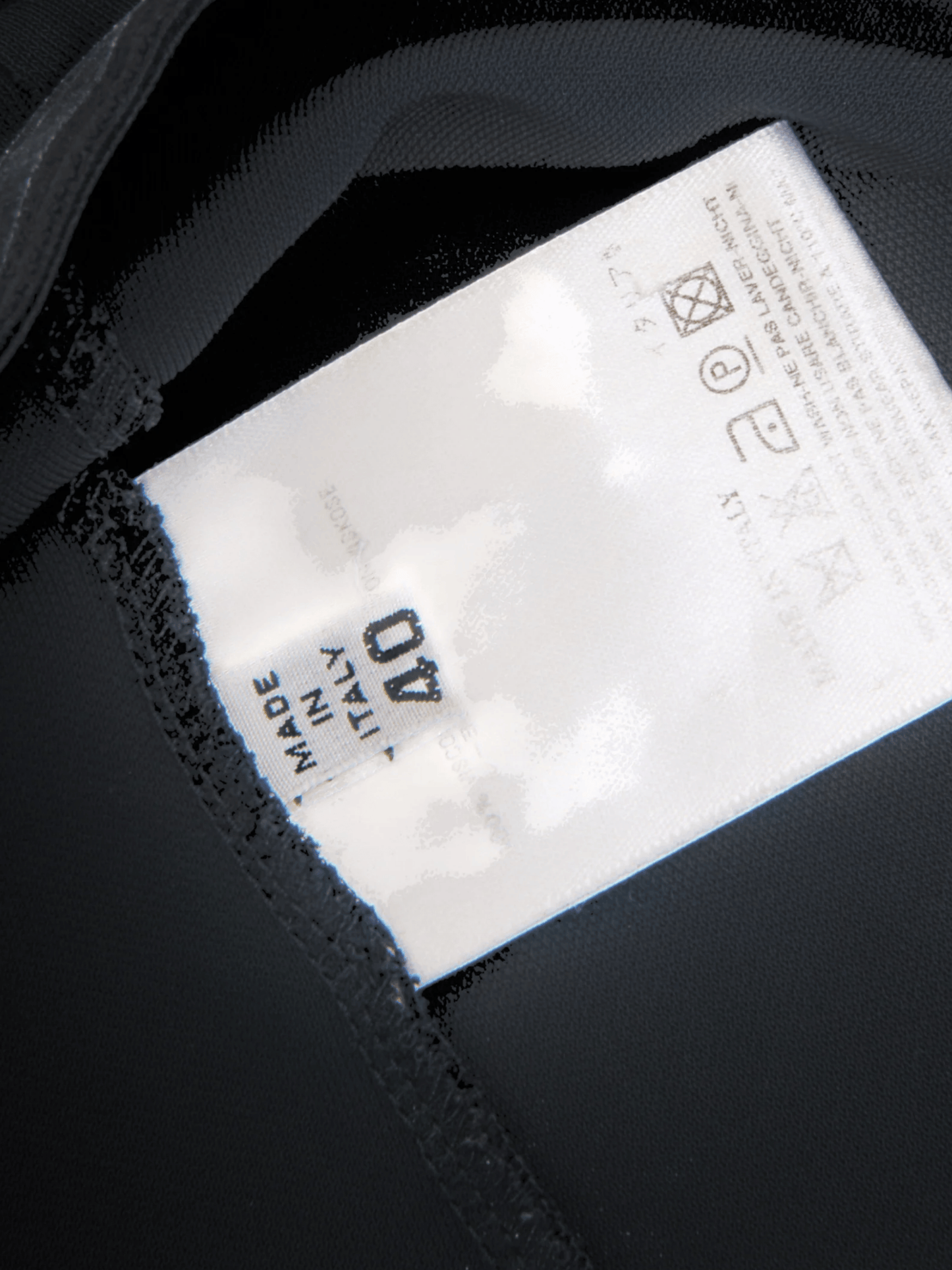 Maison Martin Margiela SS 2006 Black Viscose Off Shoulder Jumpsuit