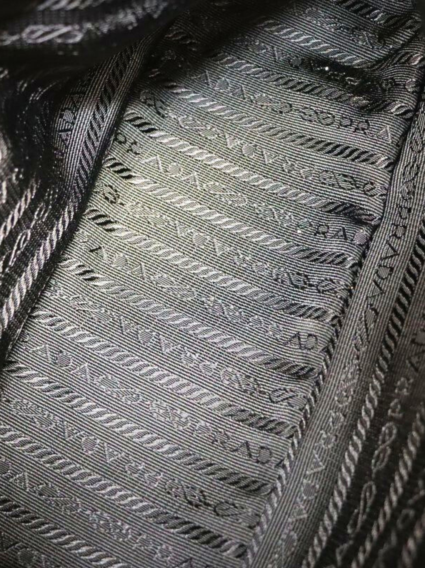 Prada 2000s Black Leather Logo Embossed One-Shoulder Bag