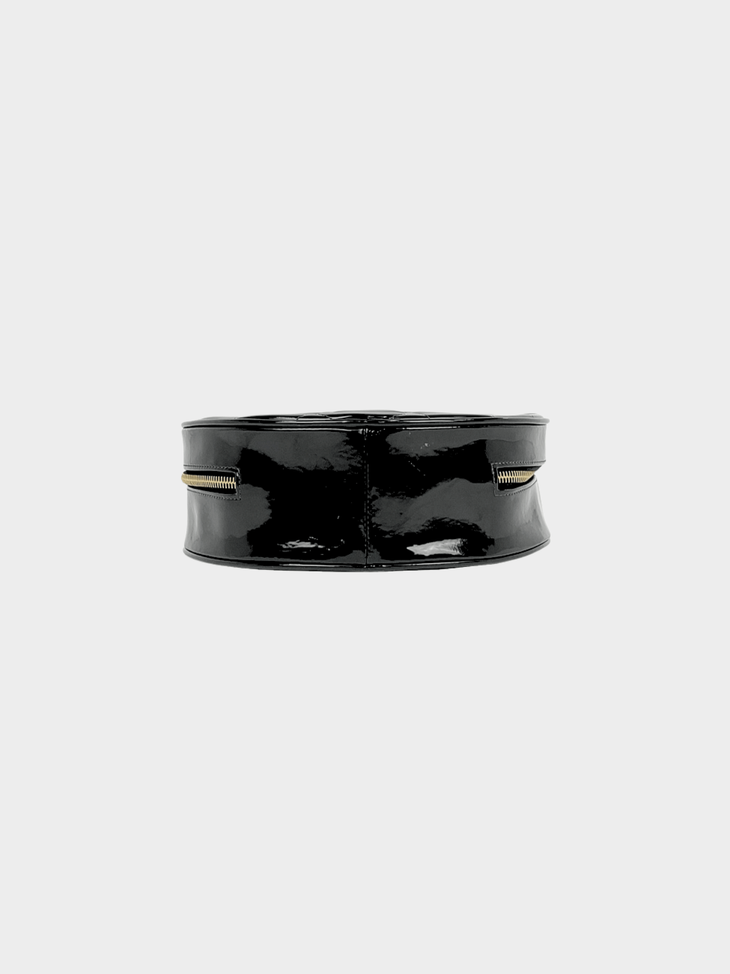 Chanel 1995 Black Circle Vanity Matelasse Coco Handbag