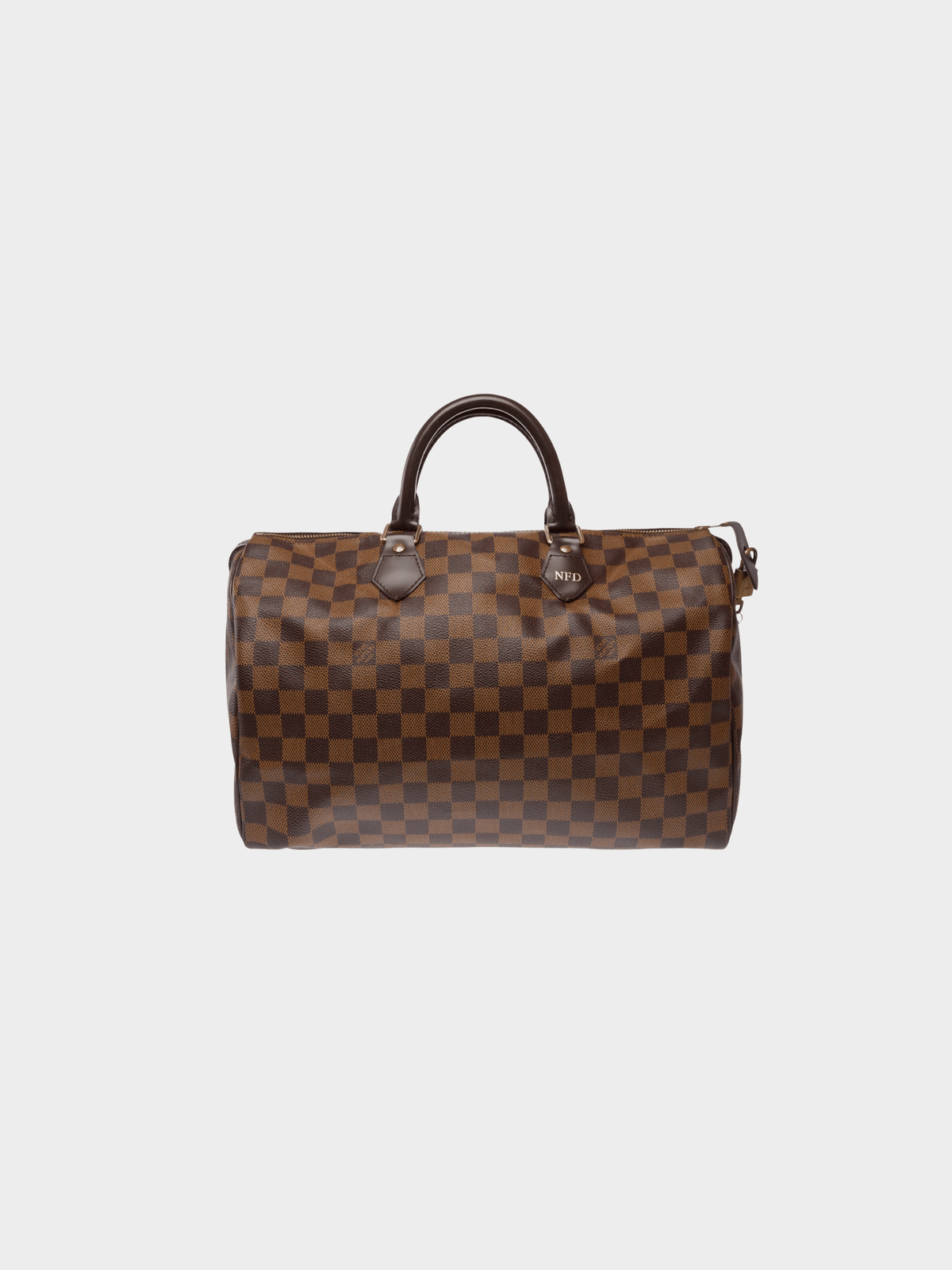 Louis Vuitton 2010s Brown Speedy 35 Hand Bag