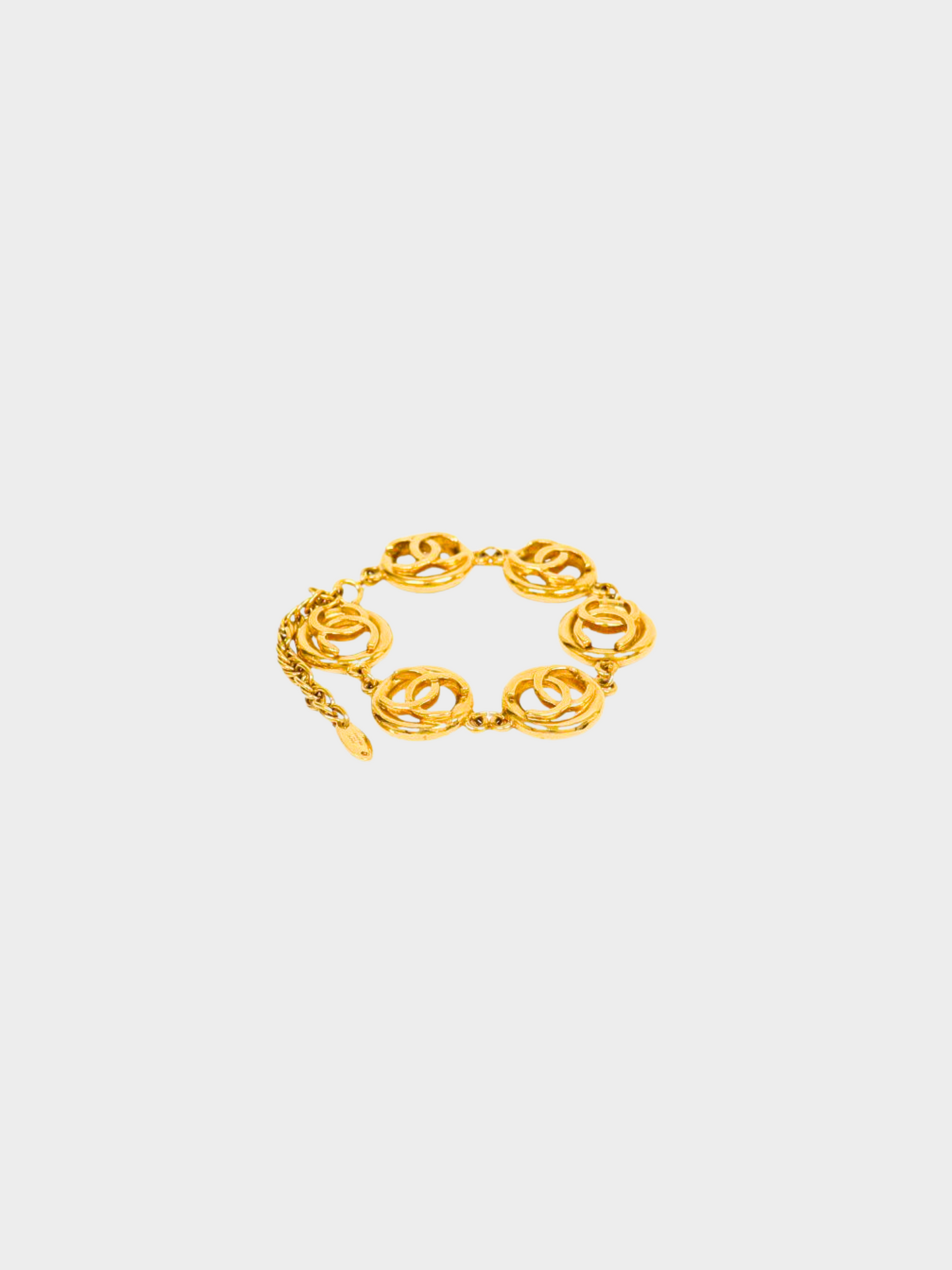 Chanel 2000s Gold Coco Motif Bracelet
