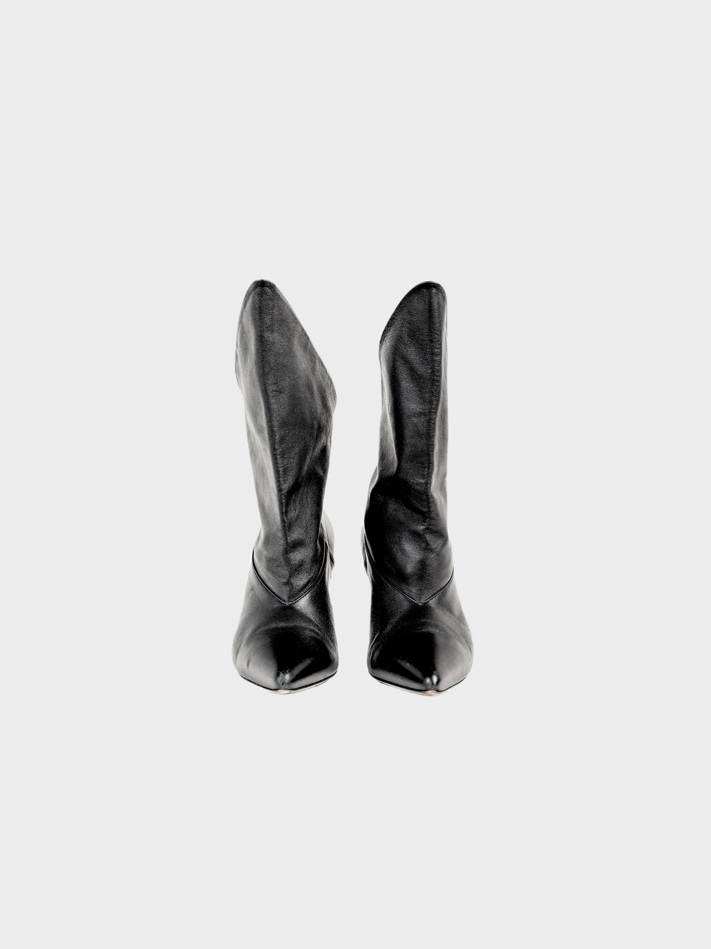 Givenchy 2018 Runway Bottine Show 80 Fold-Over Black Ankle Boot