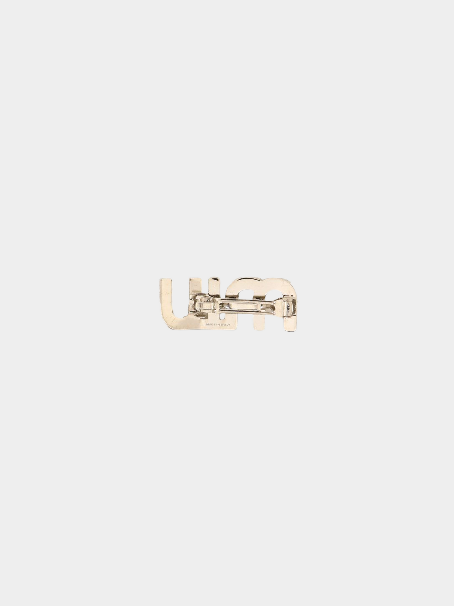 Miu Miu 2010s Silver Rhinestone Barrette