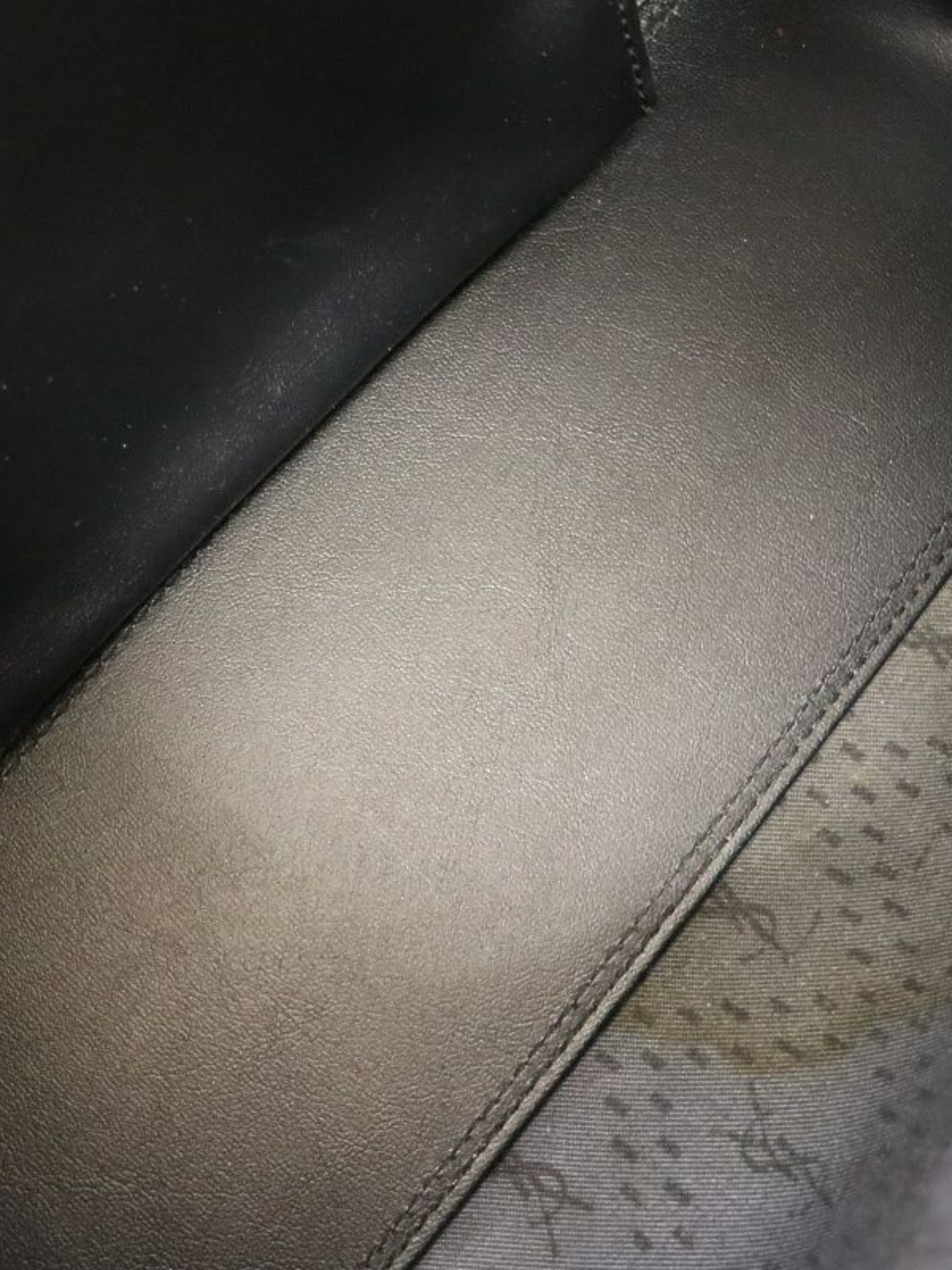 Yves Saint Laurent 1990s Black Brown Logo Hardware Boston Bag