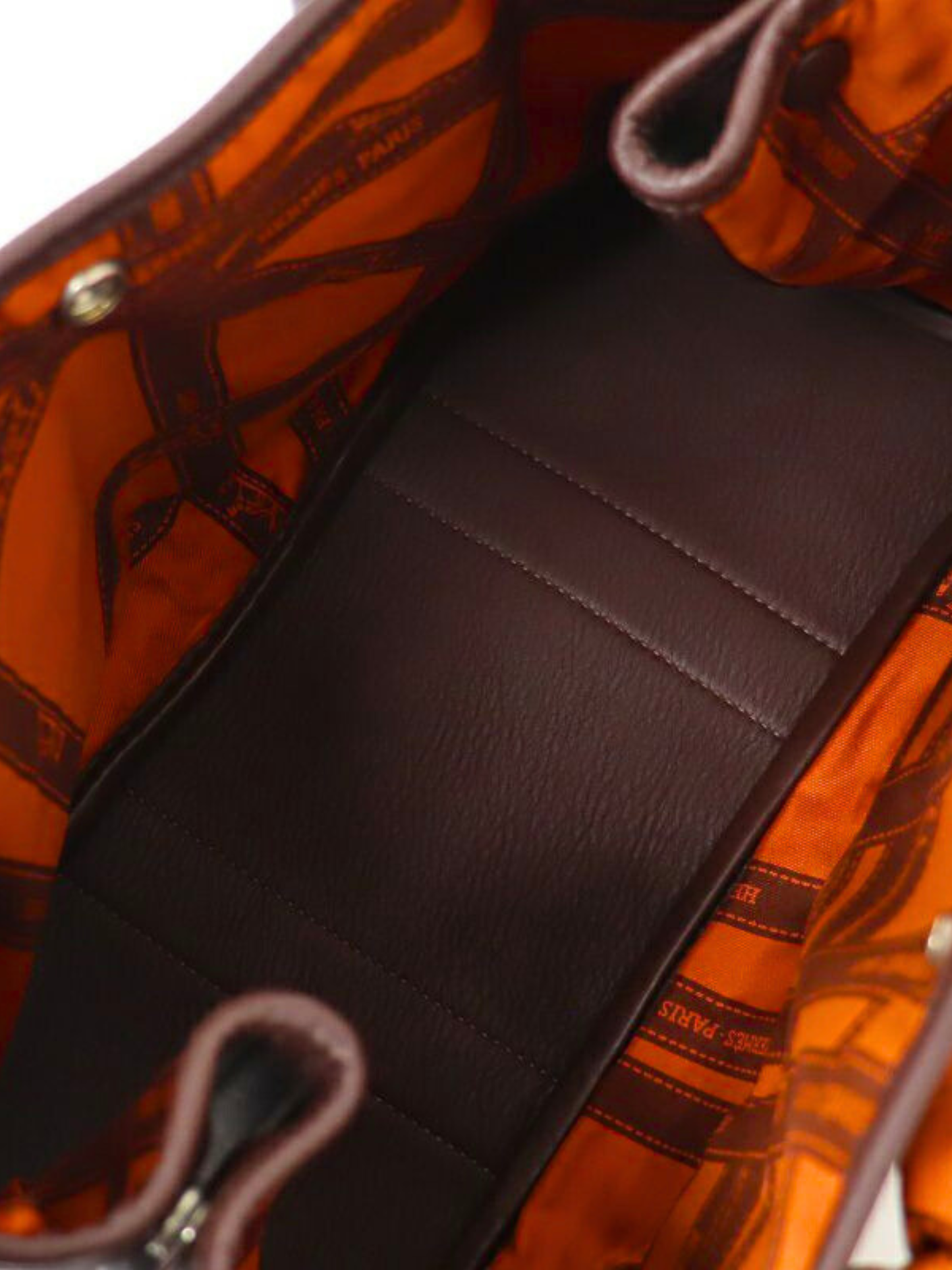 Hermès 2000s Havana Swift Leather Garden Party TPM