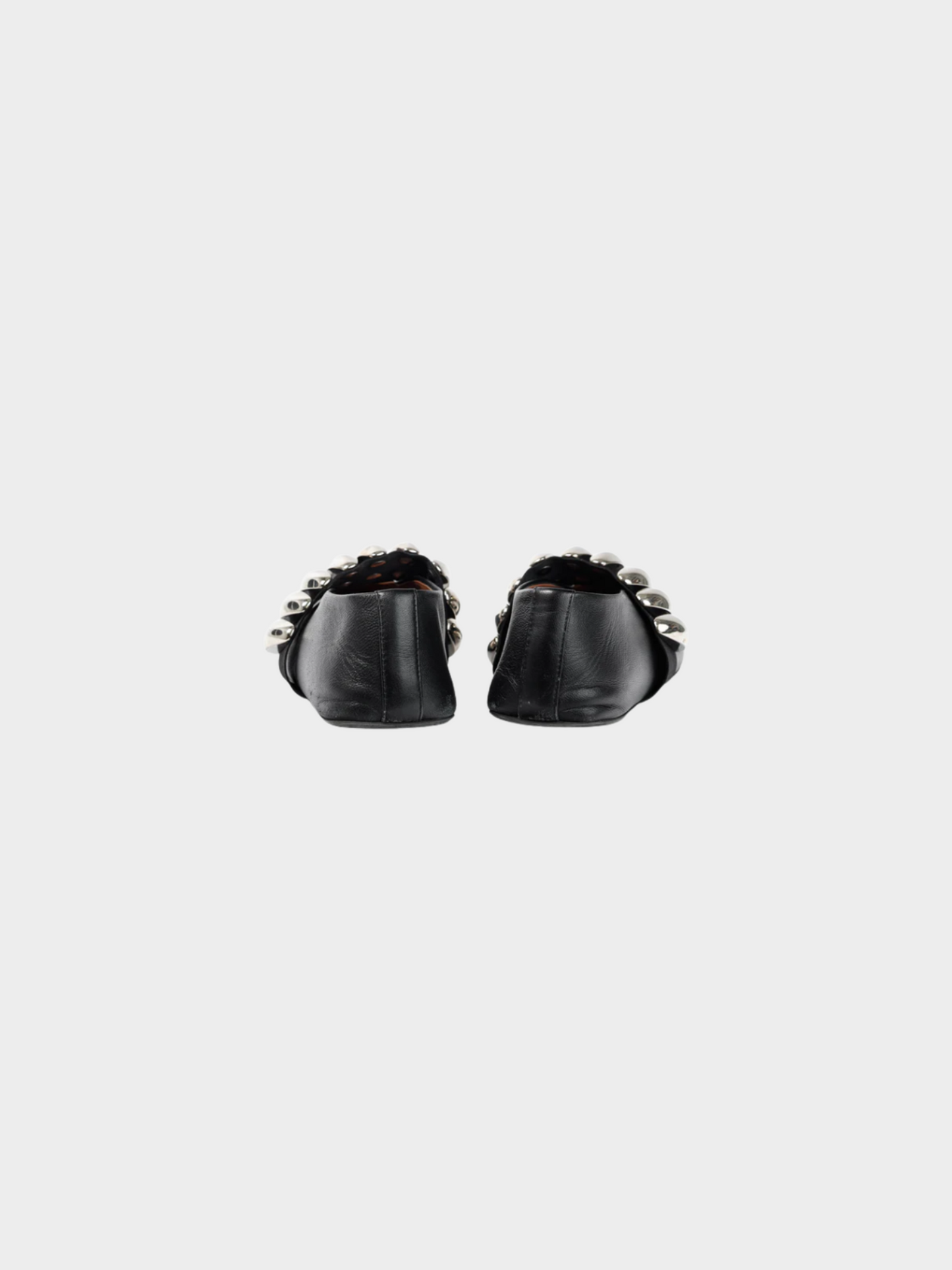 Azzedine Alaïa 2010s Black Noir Lambskin Mary-Jane Ballerina Flats