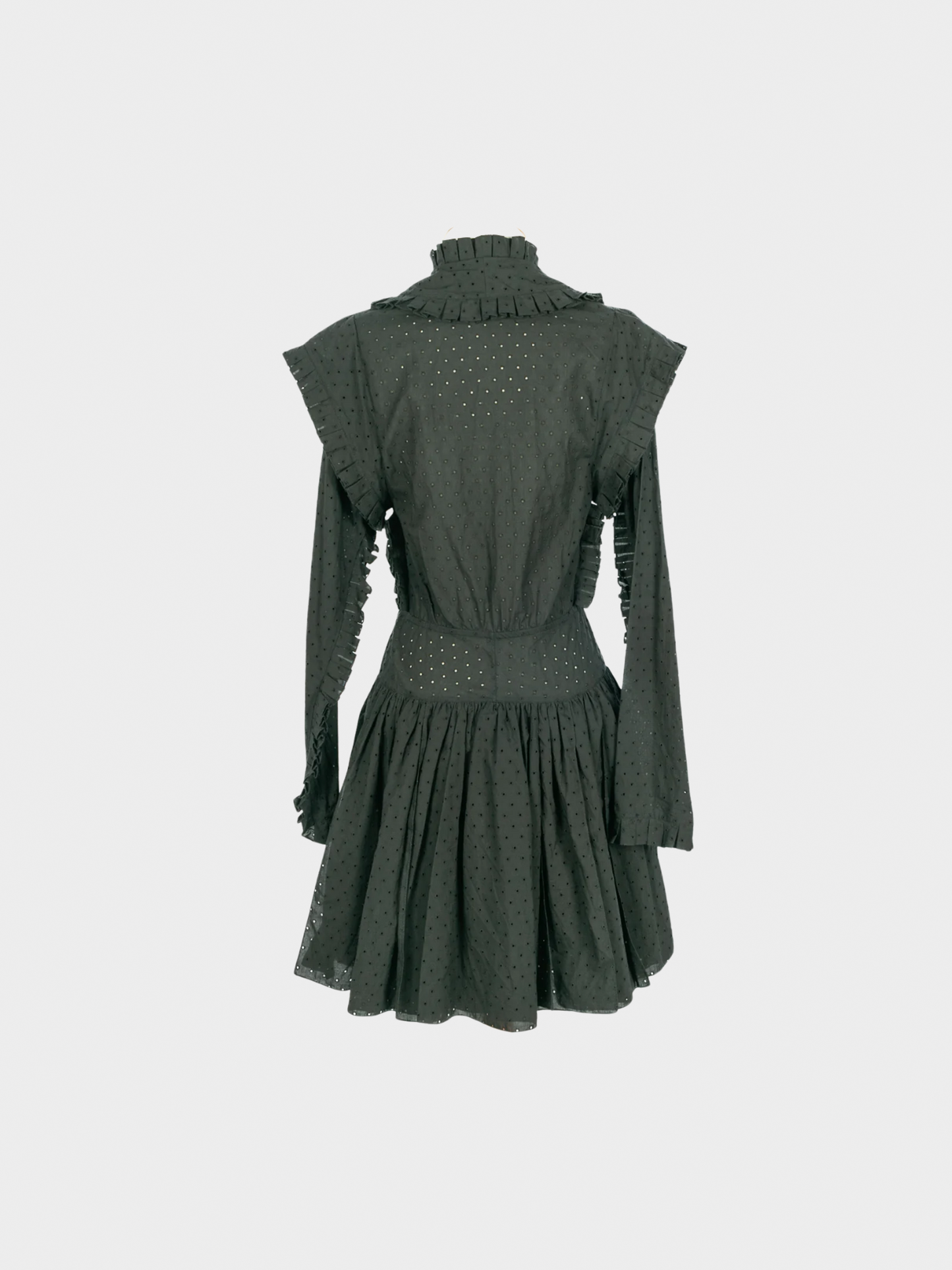 Alaïa SS 2015 Black Openwork Cotton Dress
