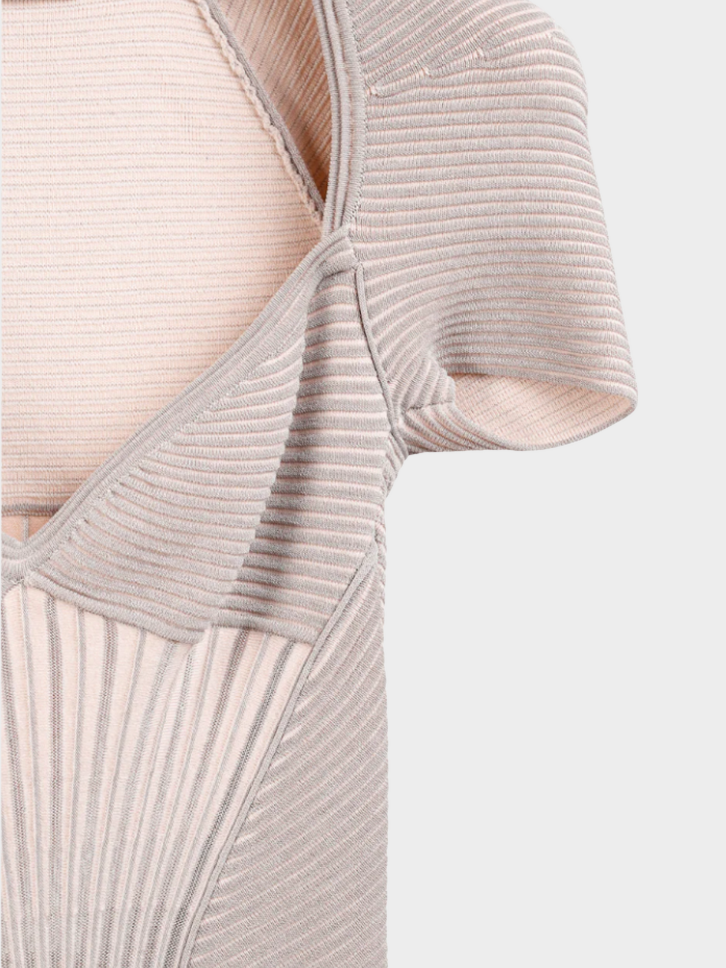 Alexander McQueen 2017 Rose \Metallic Knit Corset Wool-Blend Mini Dress