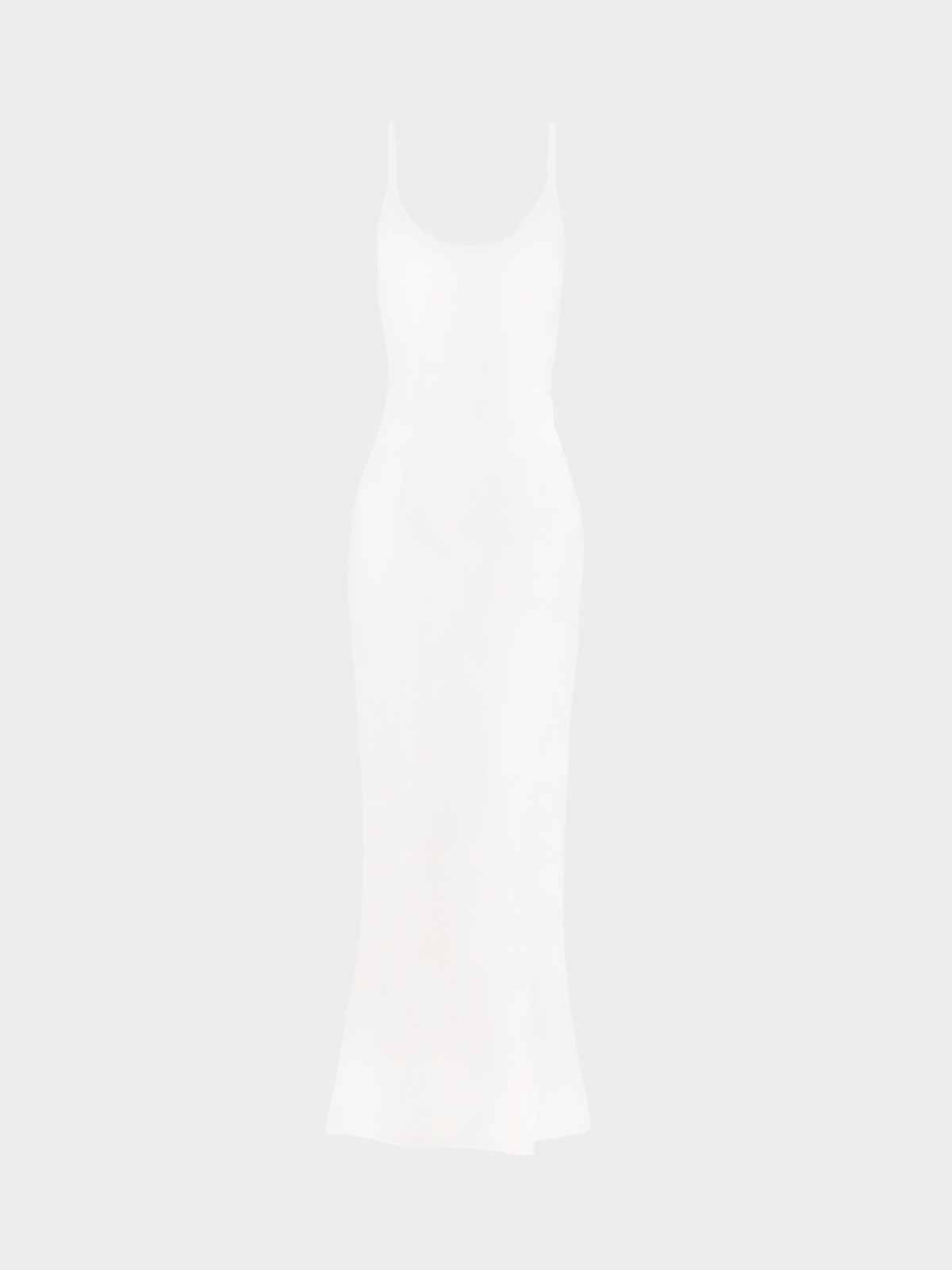 Giorgio Armani SS 1997 Runway Silk Ivory Evening Gown