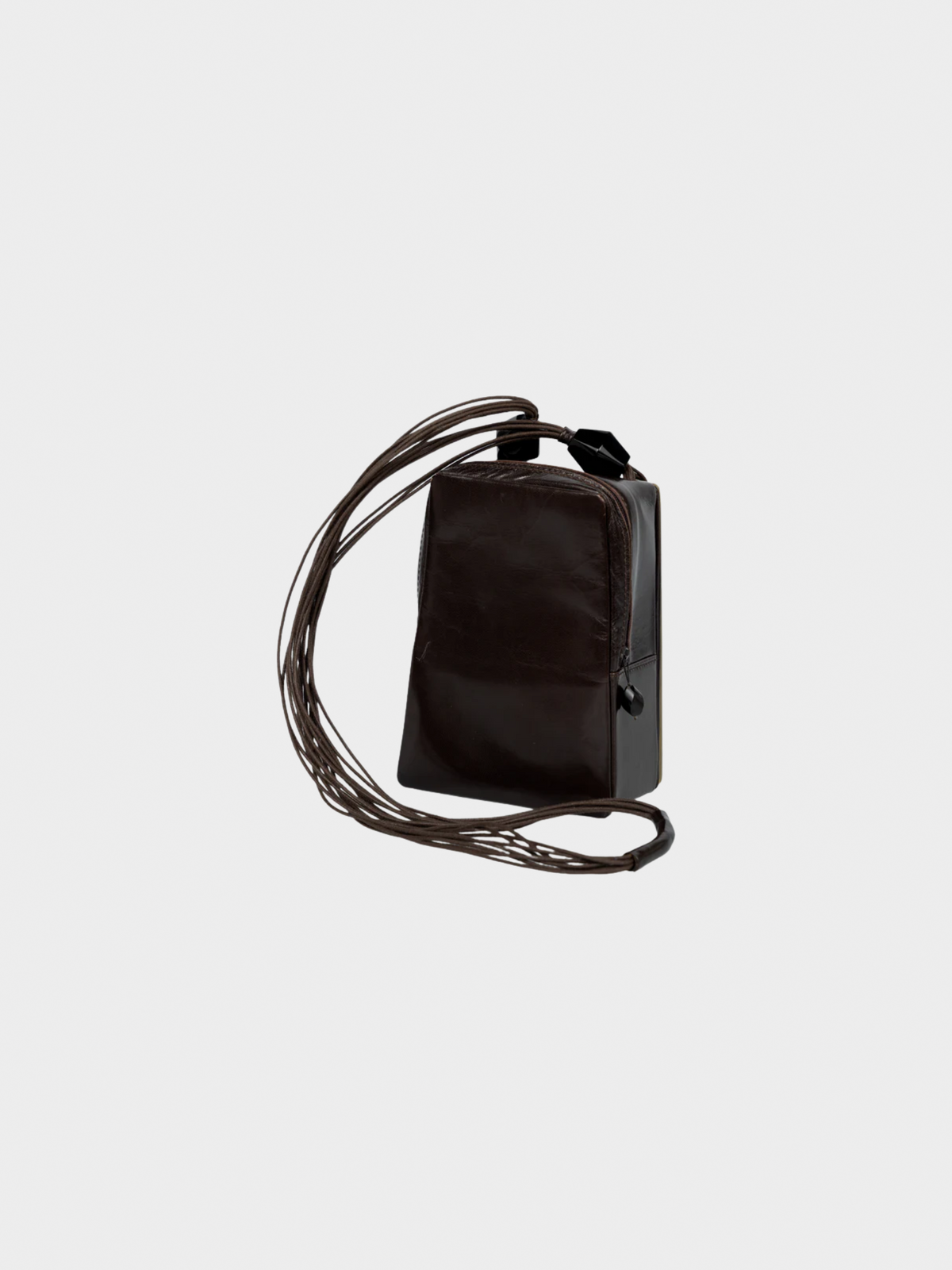 Giorgio Armani 1990s Multicoloured Horn and Leather Shoulder Bag