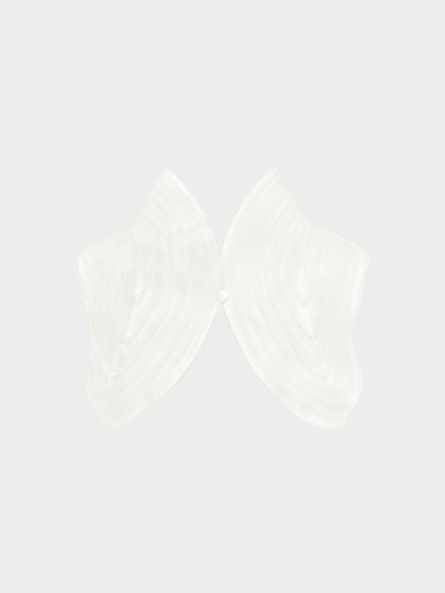 Armani 2000s White Mesh Bolero Top