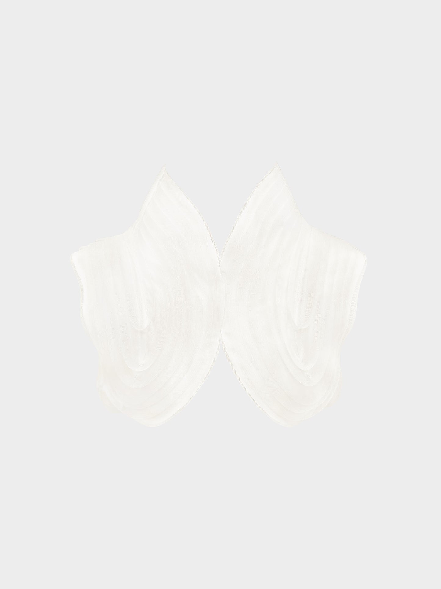 Armani 2000s White Mesh Bolero Top