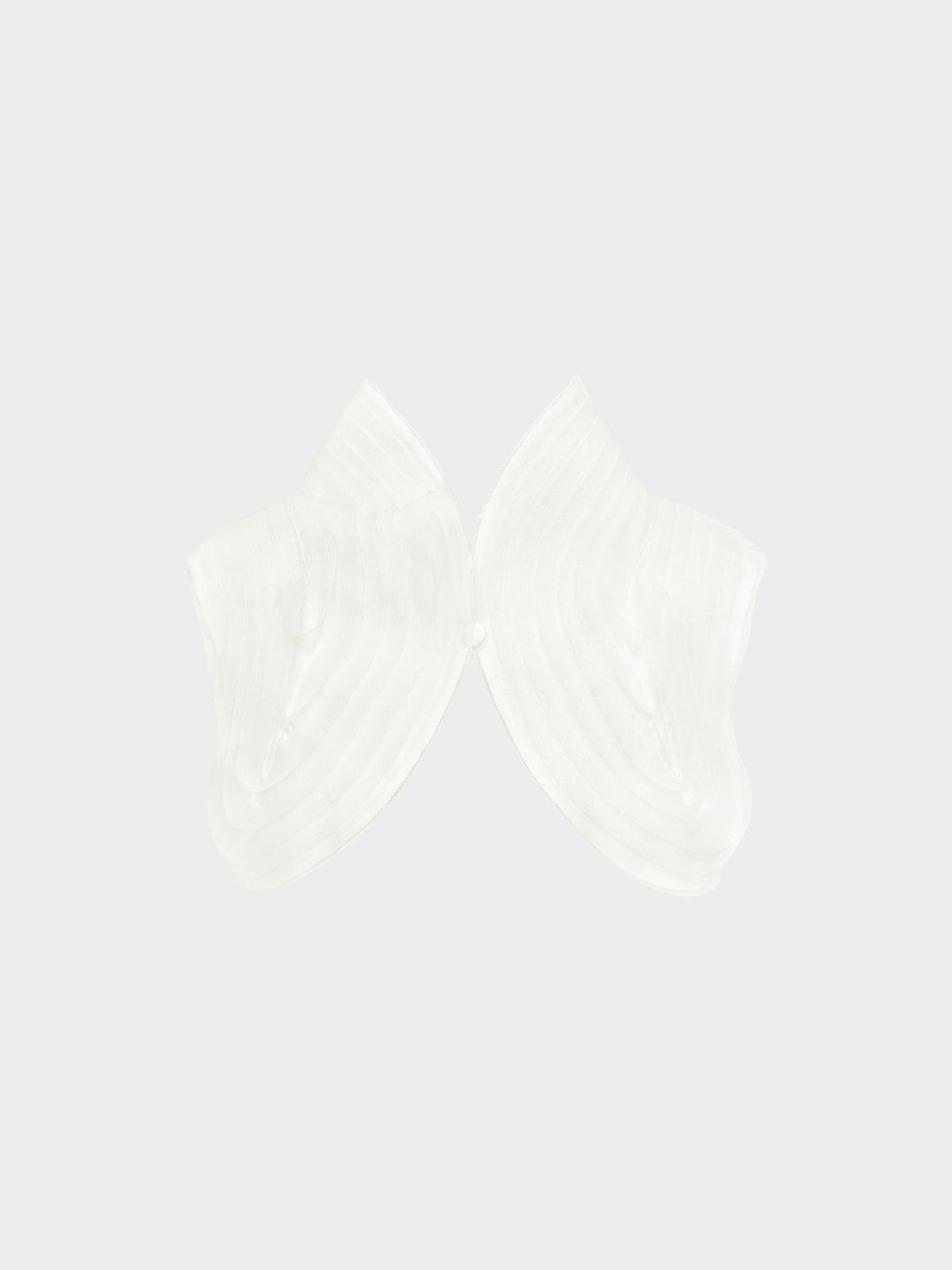 Armani 2000s White Mesh Bolero Top