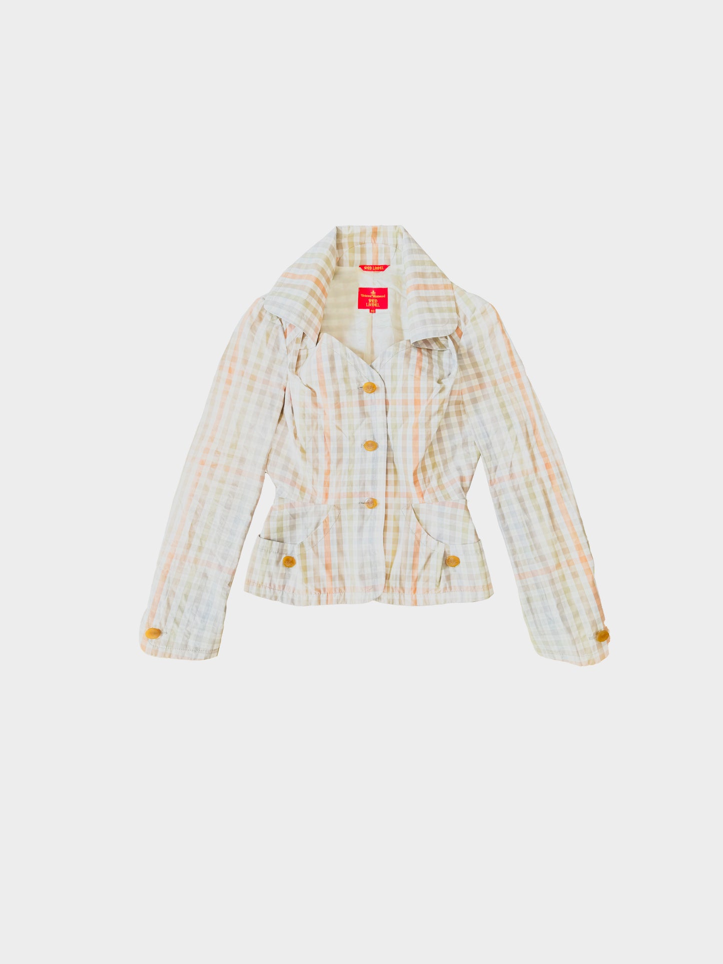 Vivienne Westwood Red Label 2000s Check Jacket And Skirt Set
