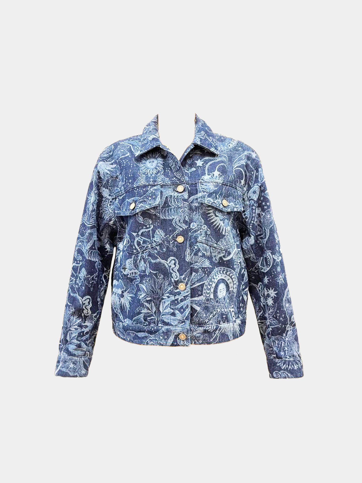 Christian Dior 2022 Zodiac Fantastico Denim Jacket