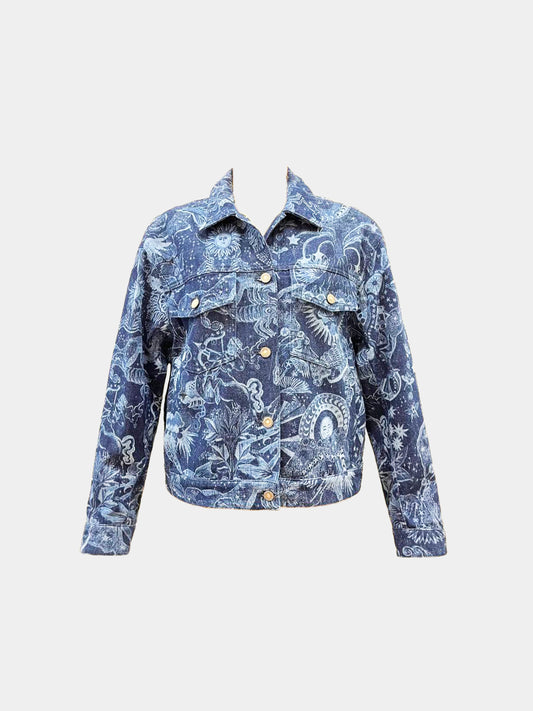 Christian Dior 2022 Zodiac Fantastico Denim Jacket