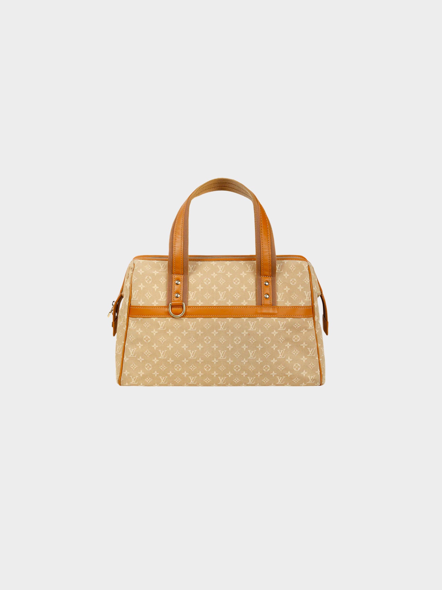 Louis Vuitton 2003 Beige Mini Lin Canvas Josephine PM Bag