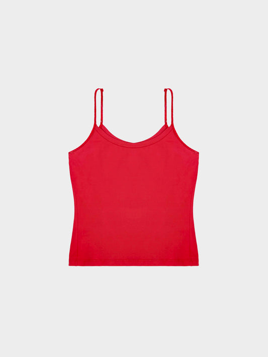 Prada Linea Rossa SS 1999 Red Pocket Tank Top