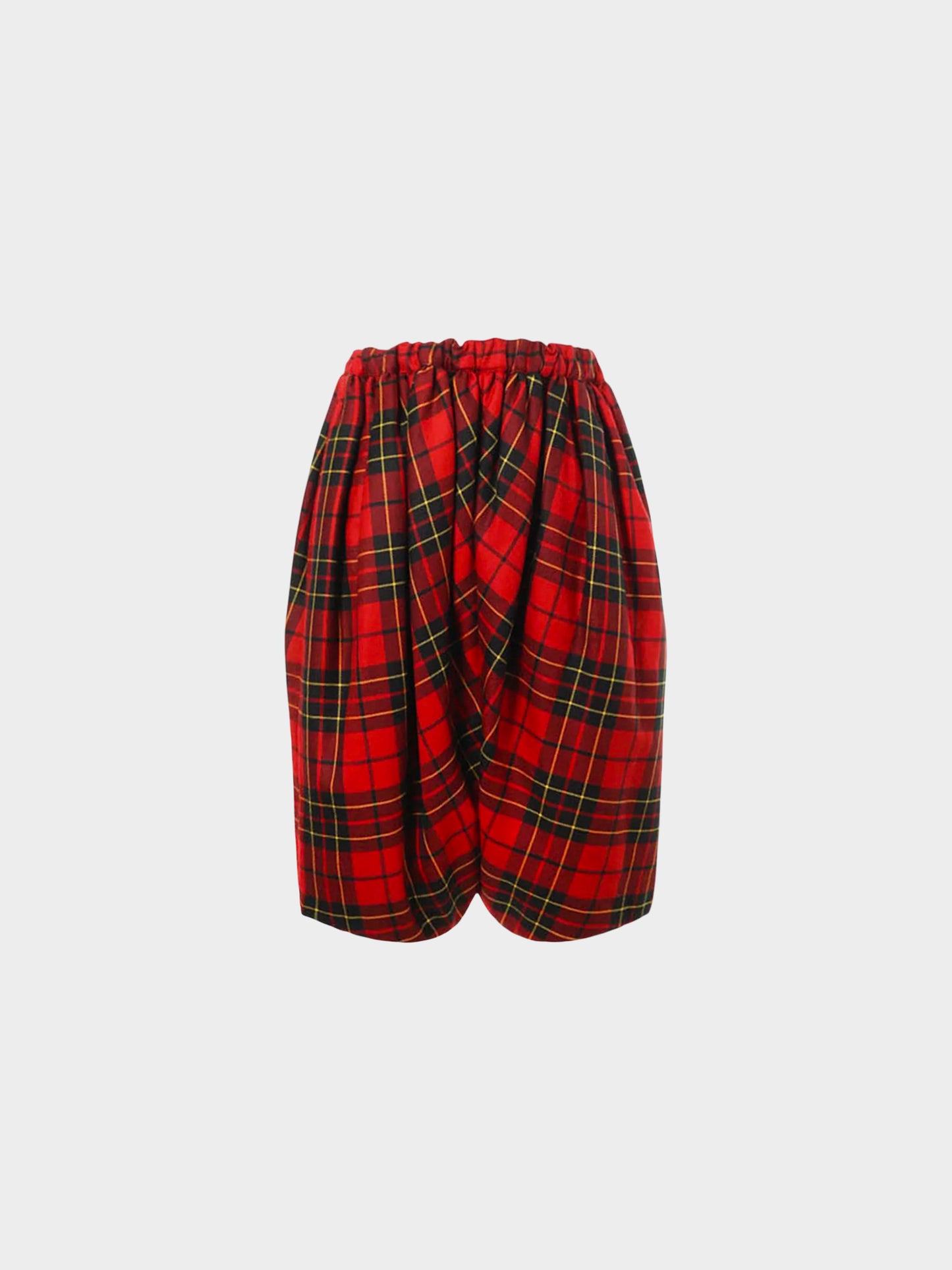 Comme des Garçons AW 2010 Red Tartan Wool Balloon Pants
