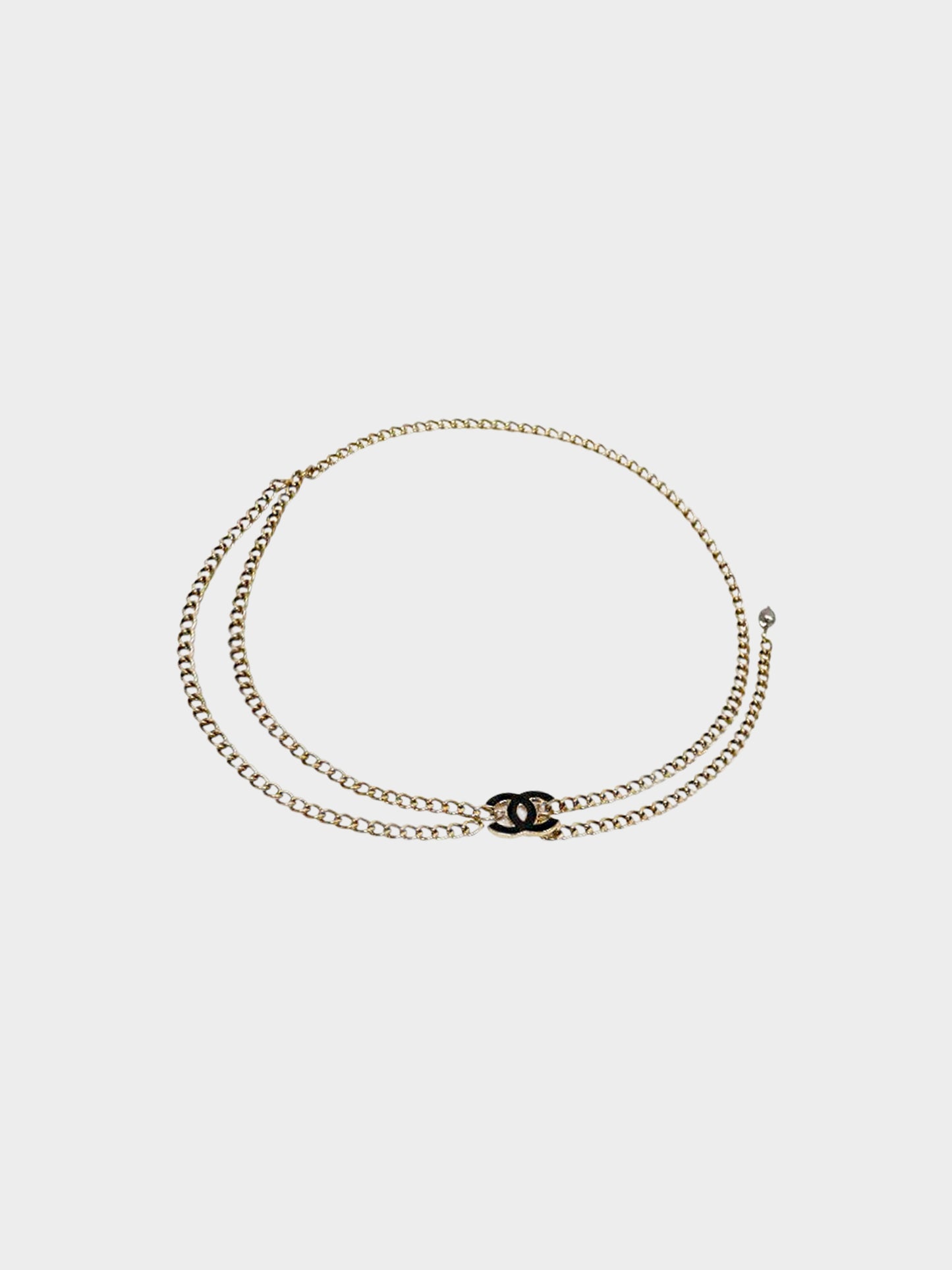 Chanel 2000s Gold CC Chain-Link Belt