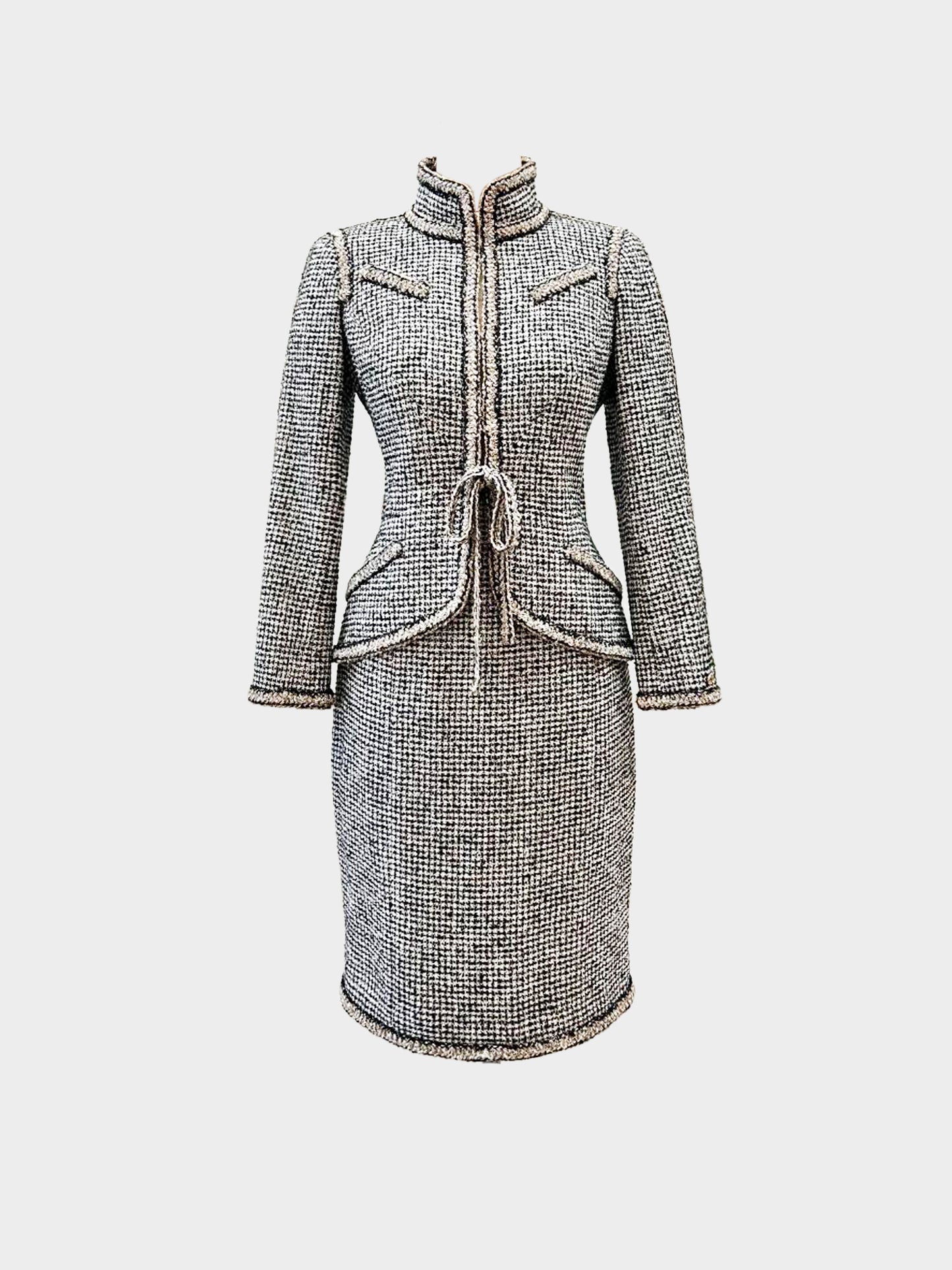 Chanel Cruise 2010 Venice Collection Lesage Tweed Jacket and Skirt Set