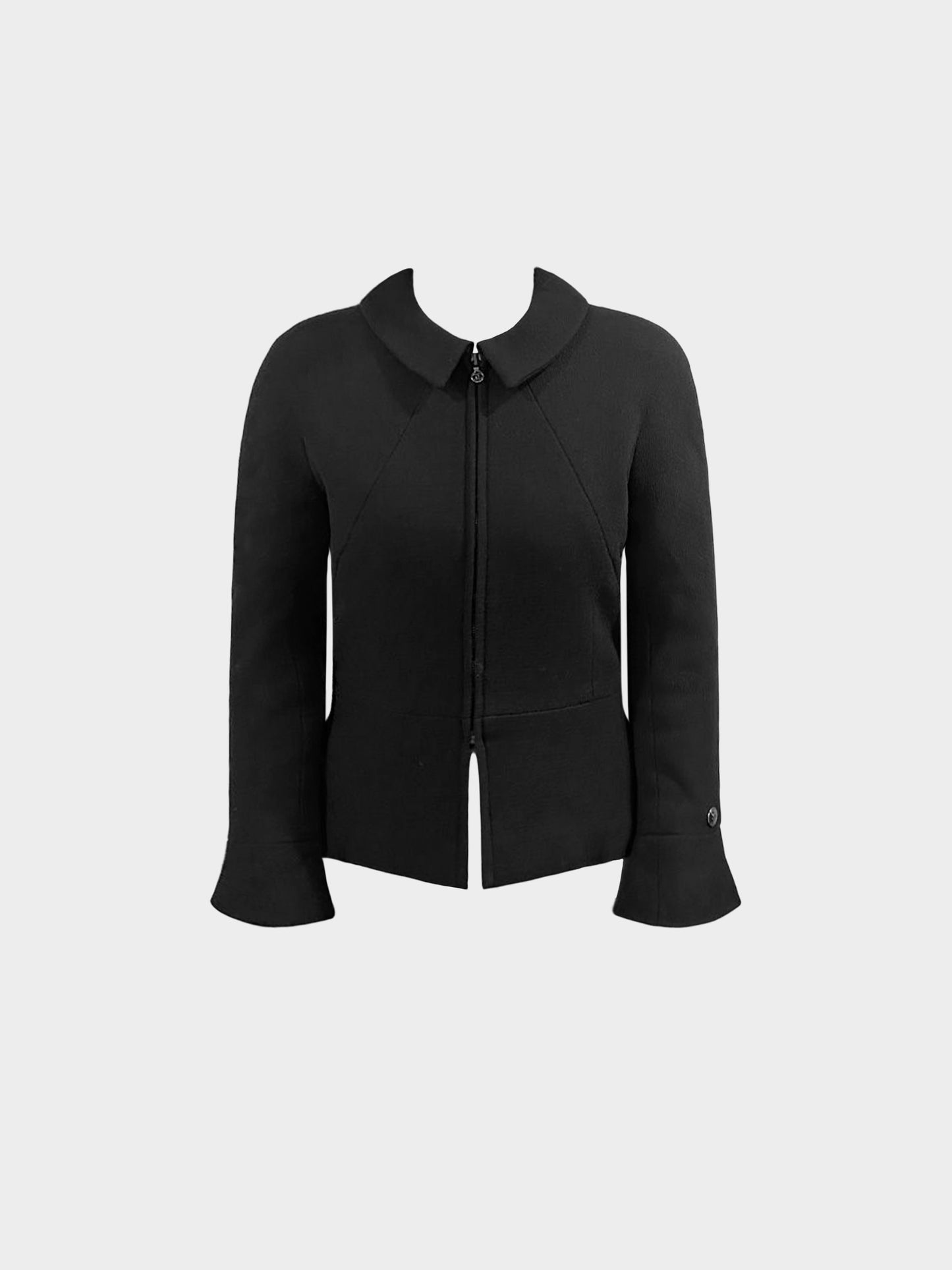 Chanel 2000s Black Wool Jacket