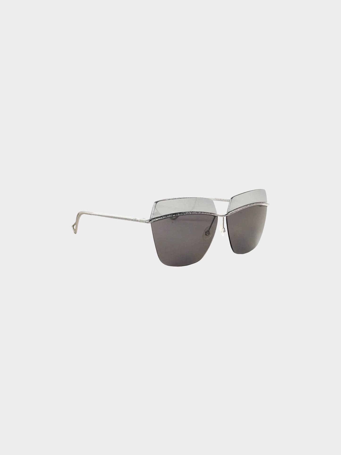 Christian Dior 2015 Mottled Metal Mirror Sunglasses