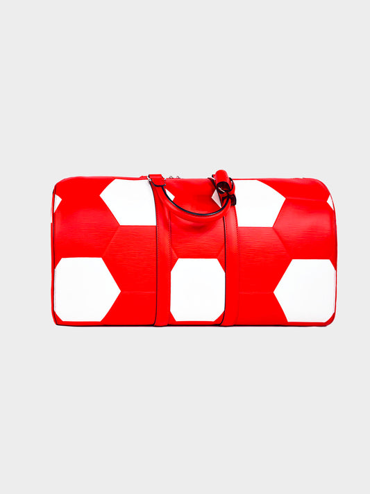 Louis Vuitton 2018 FIFA World Cup Red Bandouliere 50 Bag