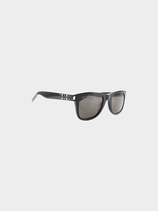 Yves Saint Laurent FW 2015 Black Square Sunglasses