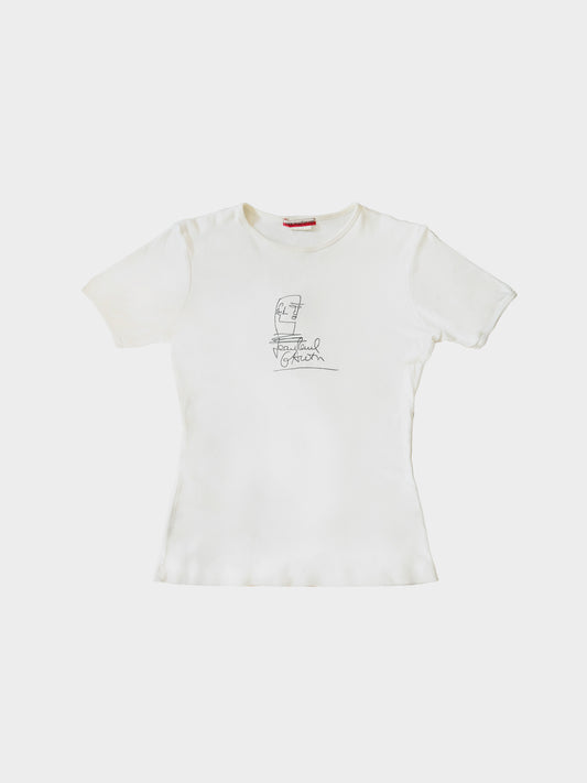 Jean Paul Gautier 2000s Portrait Logo Top