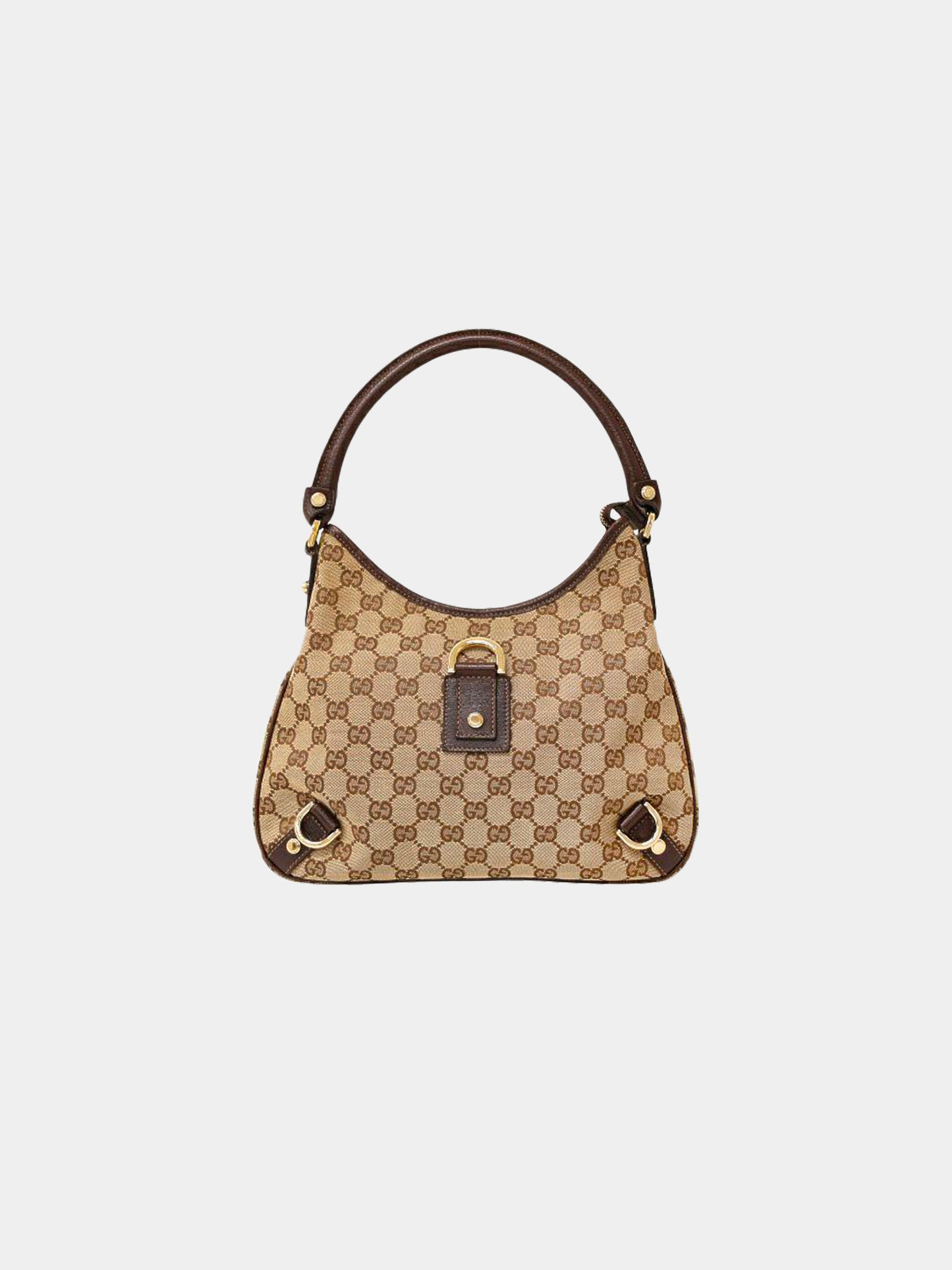 Gucci 2000s Monogram Canvas Abbey Bag