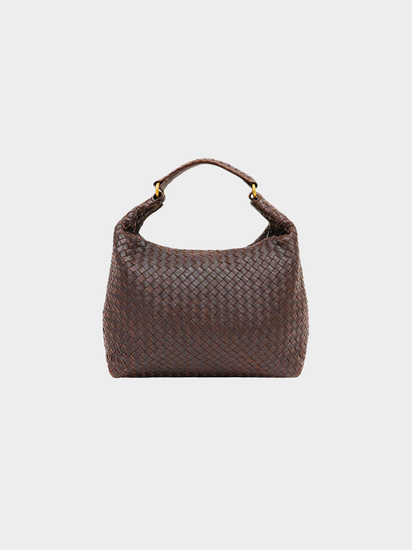 Bottega Veneta 2020s Brown Intrecciato Leather Handbag