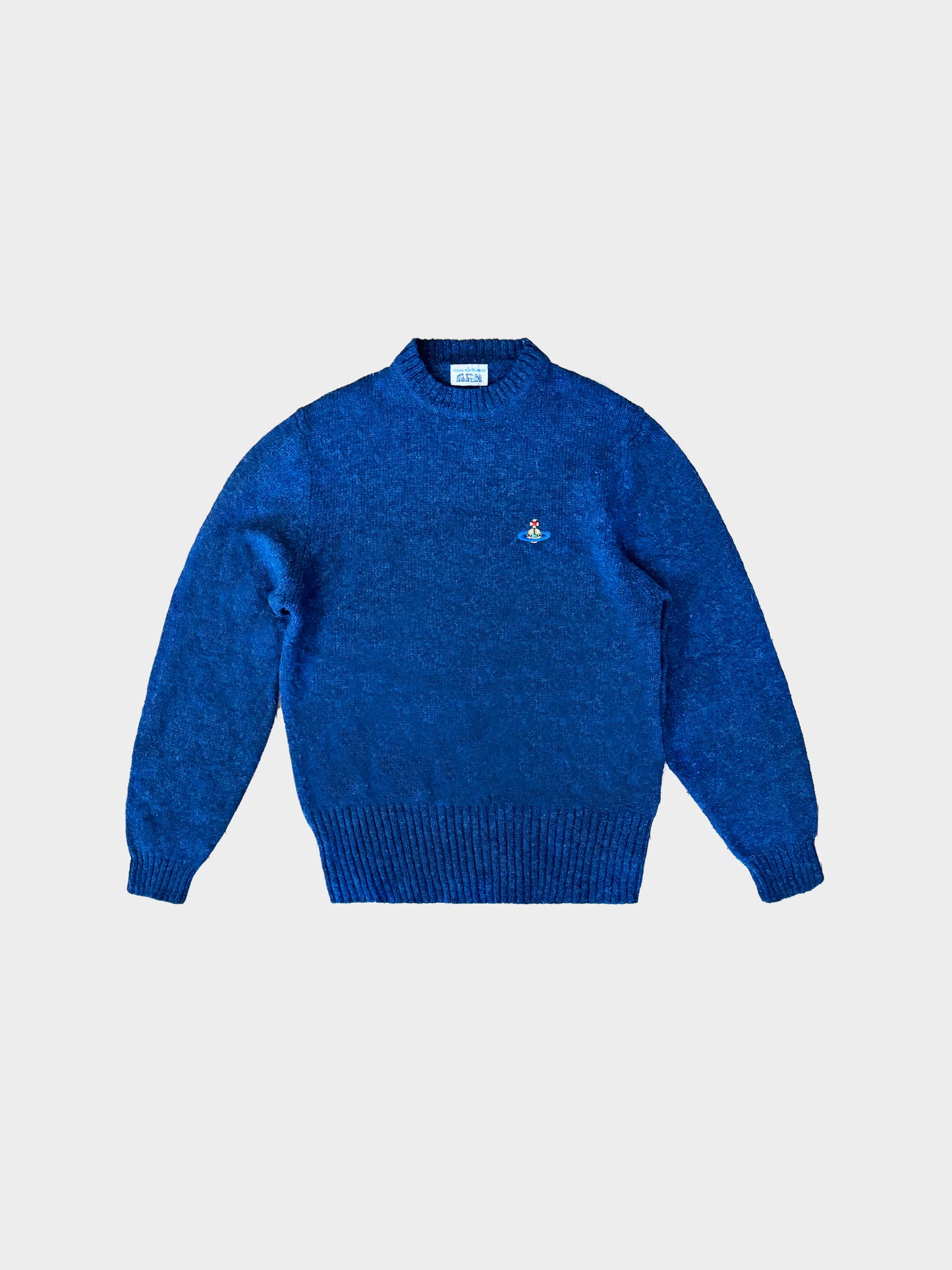 Vivienne Westwood 1990s Mens Lamb Wool Knit Orb Sweater