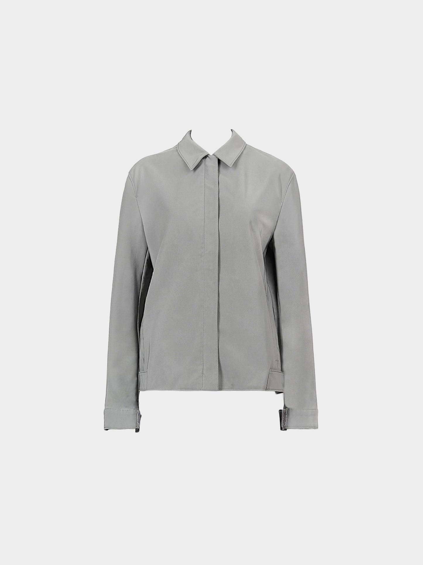 Prada 1990s Grey Stretch Nylon Jacket