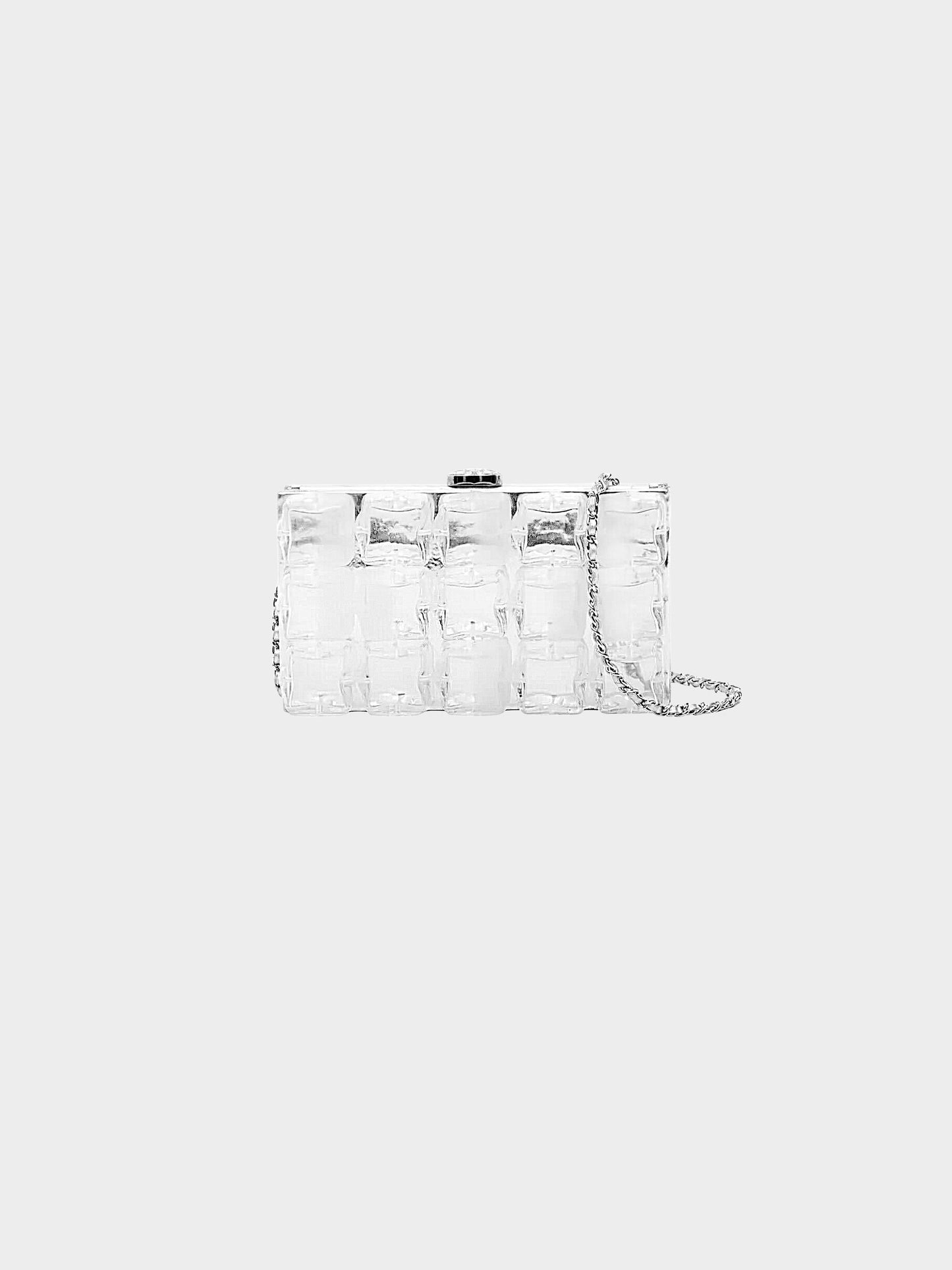 Chanel 2010 Plexiglass Ice Cube Clutch Bag