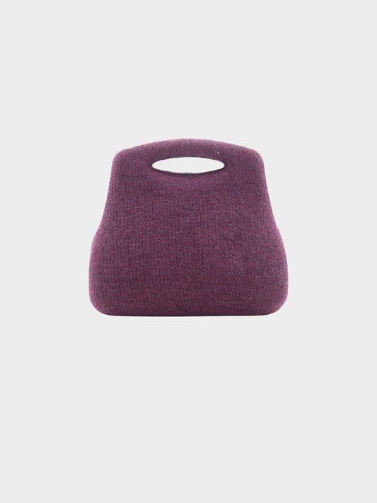 Chanel 2005 Purple Tweed Two-way Millennium Bag
