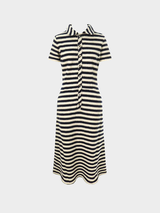 Junya Watanabe CDG AW 2003 Wool Striped Dress
