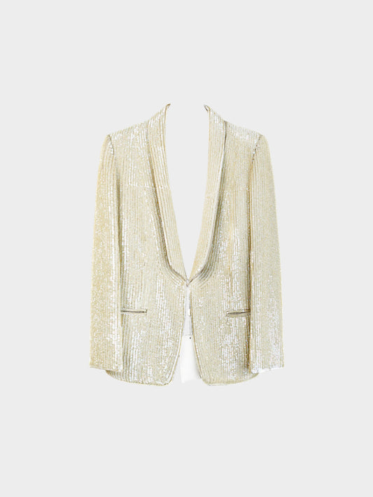 Maison Martin Margiela 2013 Resort Gold Sequin Blazer