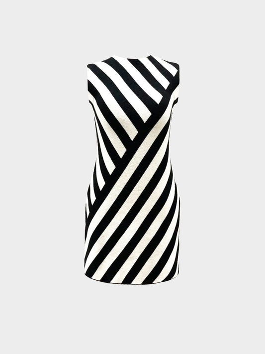 Gucci Cruise 2023 Cosmogonie Collection Striped Jacquard-Knit Dress