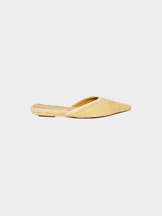 Bottega Veneta 2021 Beige Shearling Mules