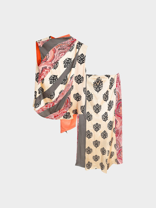 Céline by Phoebe Philo Pre-fall 2013 Printed Silk Set