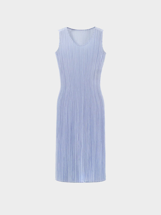 Issey Miyake 2000s Pleats Please Lilac Dress
